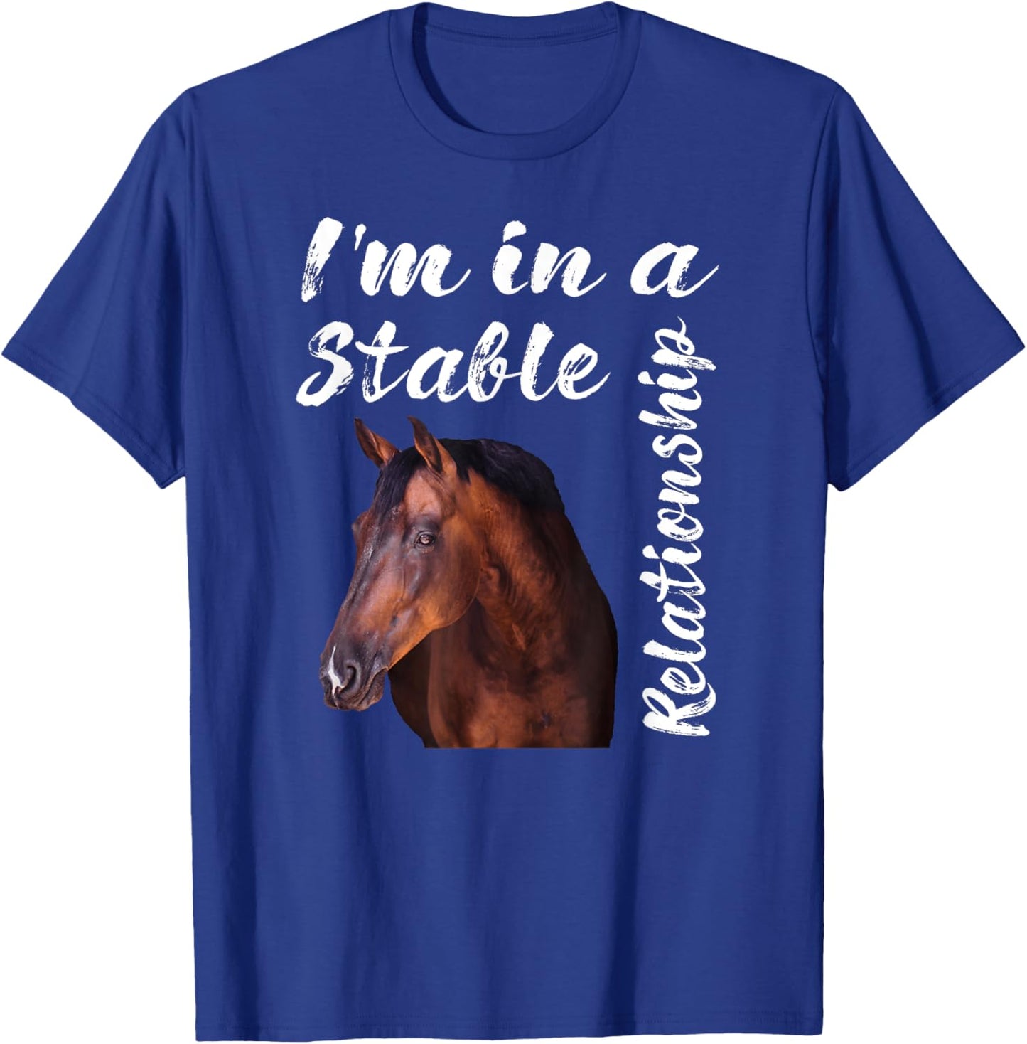 I'm In a Stable Relationship T-Shirt - T-Shirt | Royal
