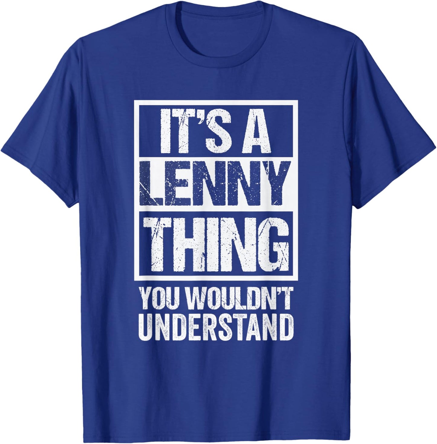 It's A Lenny Thing You Wouldn't Understand First Name T-Shirt - T-Shirt | Royal