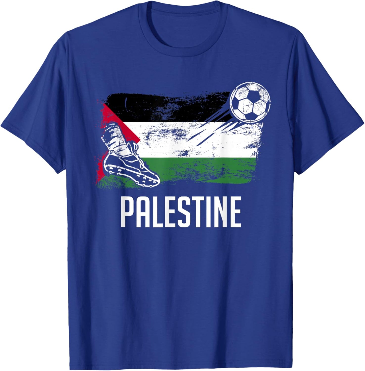 Palestine Flag Jersey Palestine Soccer Team Palestine T-Shirt - T-Shirt | Royal
