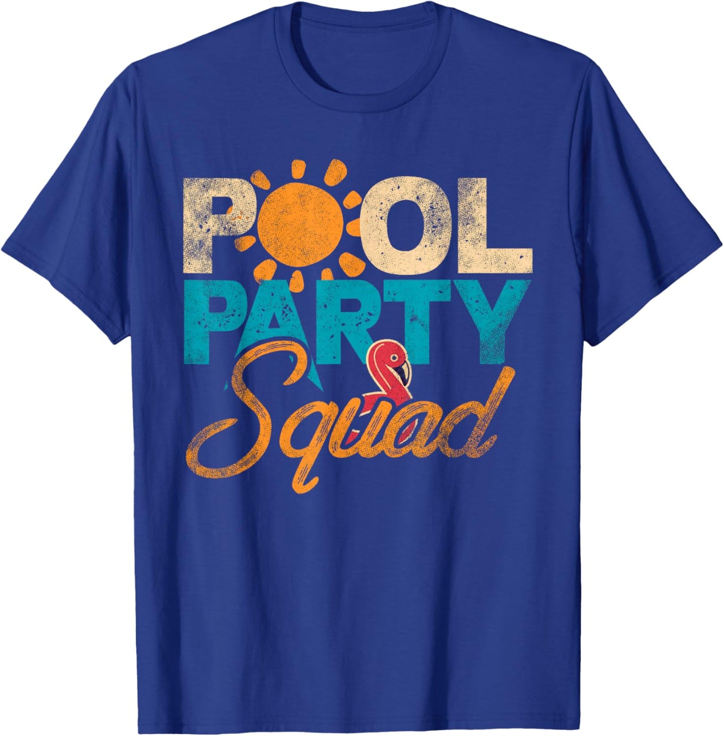 Pool Party Funny Birthday T-Shirt - T-Shirt | Royal