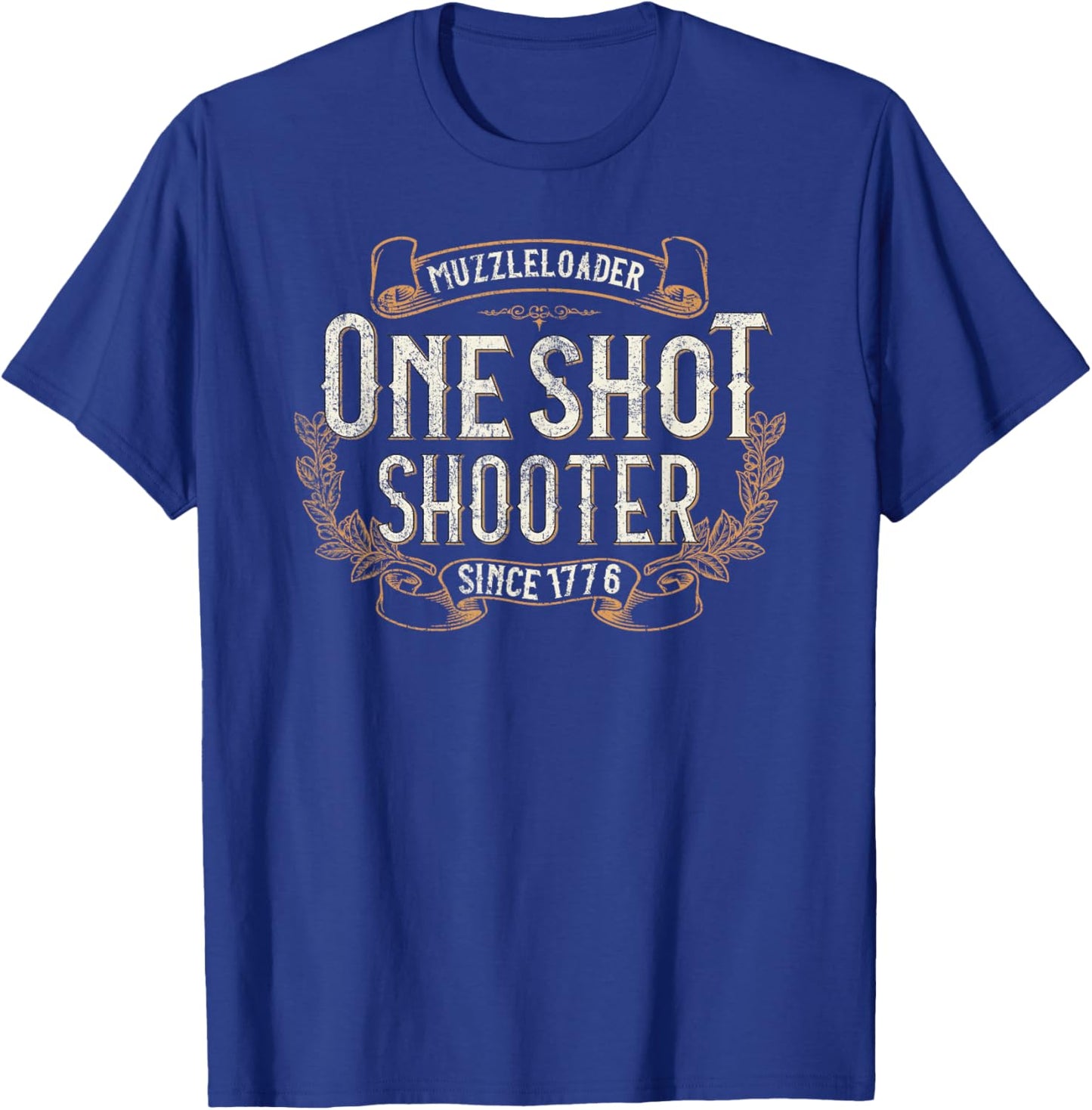 Vintage Muzzleloader Accessories Long range Rifle Shooting T-Shirt - T-Shirt | Royal