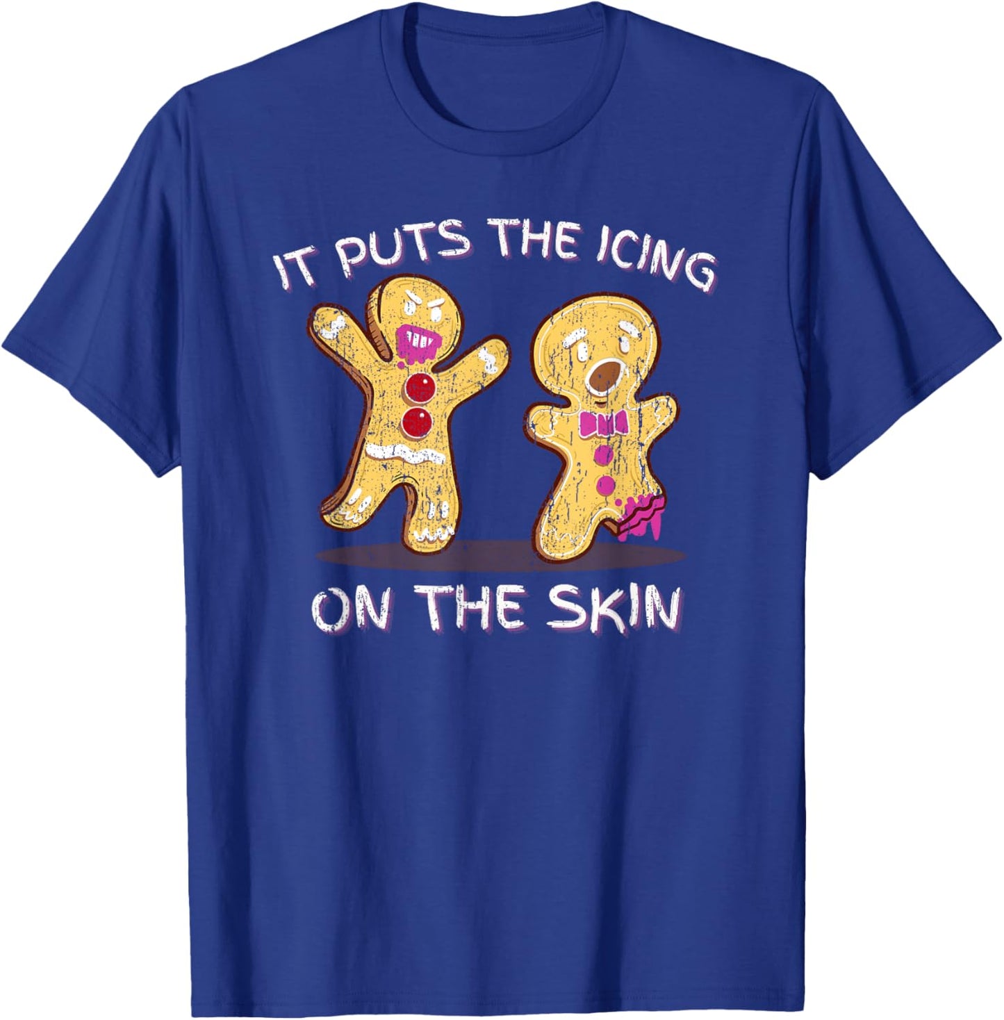 Silence Of The Gingerbread Man Christmas Horror T-Shirt - T-Shirt | Royal