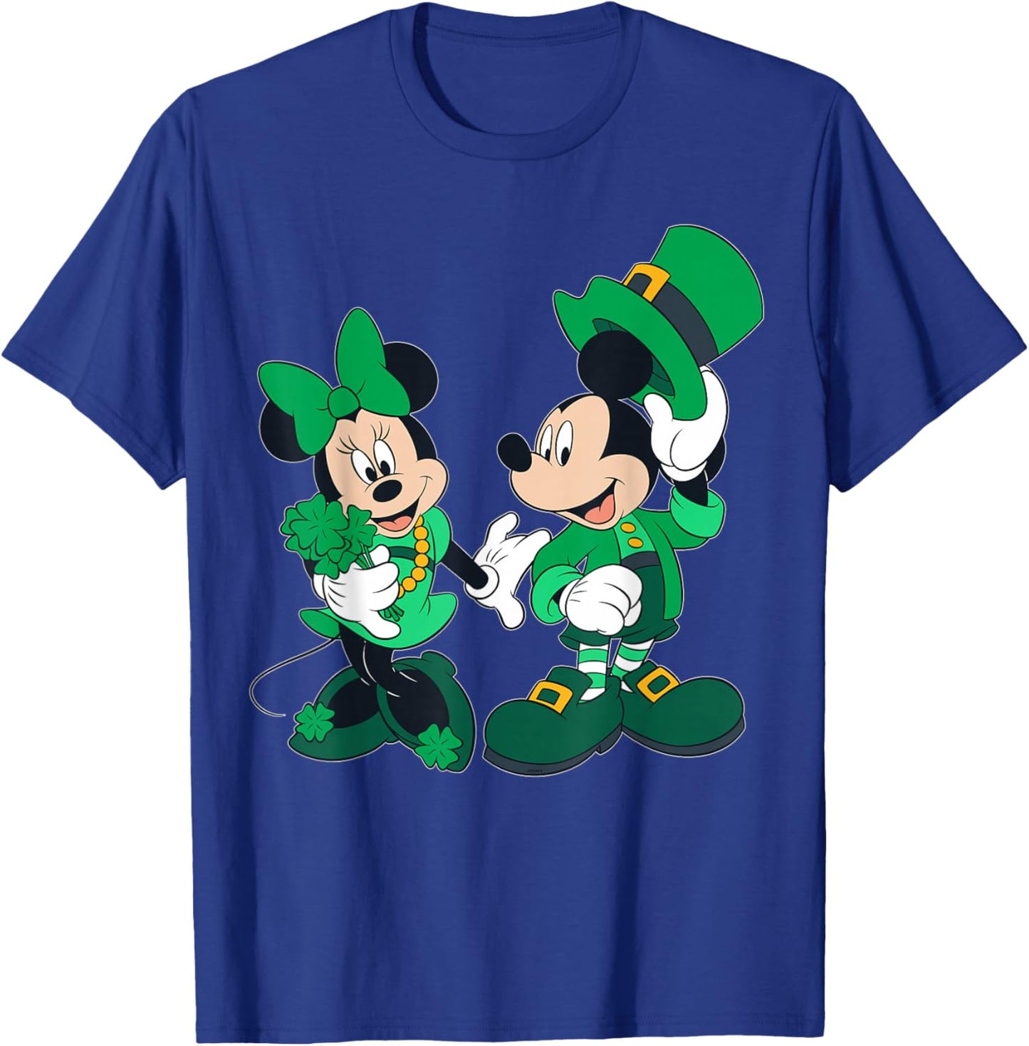 Disney Green Leprechaun Mickey & Minnie St. Patrick's Day T-Shirt - T-Shirt | Royal