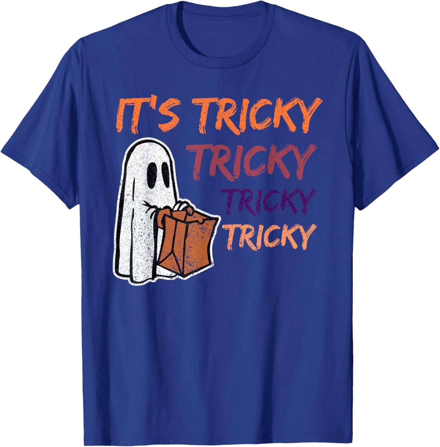 Funny Halloween Boo for Kids: It's Tricky Tricky Tricky T-Shirt - T-Shirt | Royal