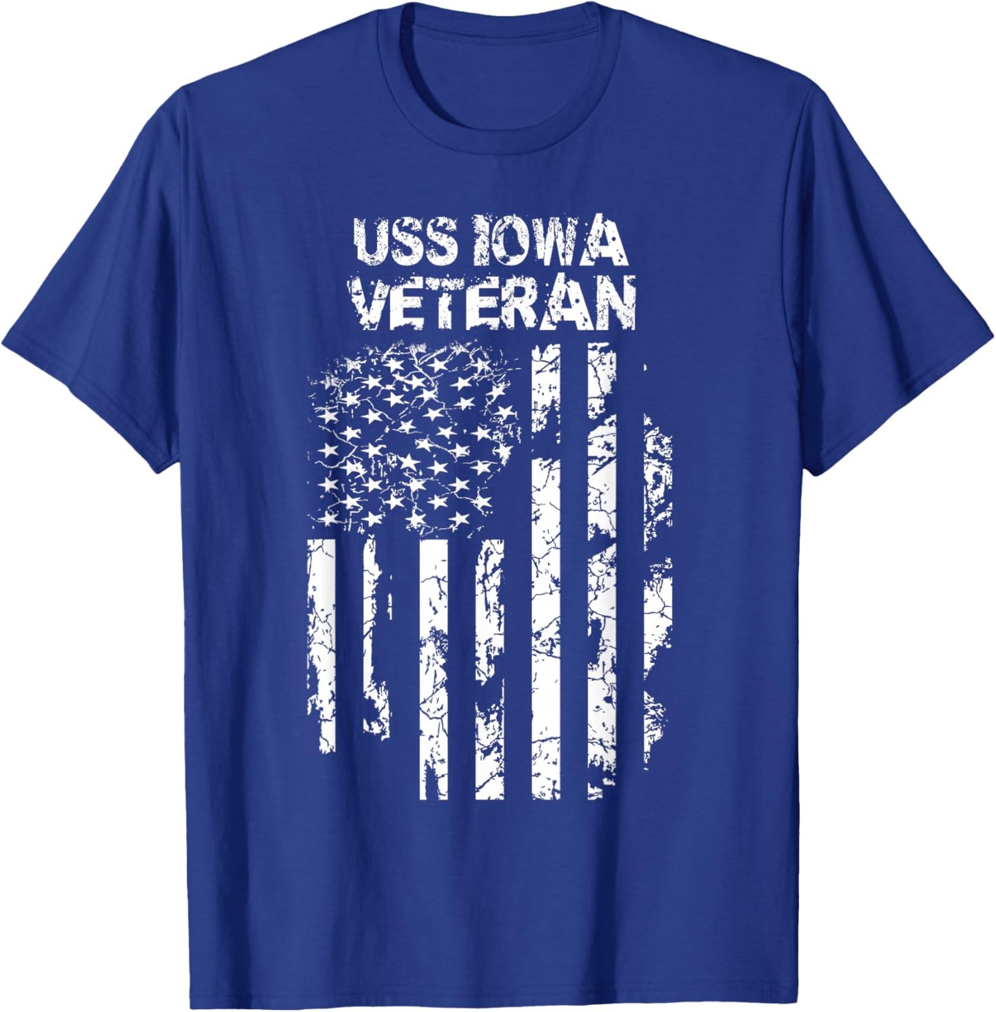 USS Iowa Veteran T-Shirt - T-Shirt | Royal