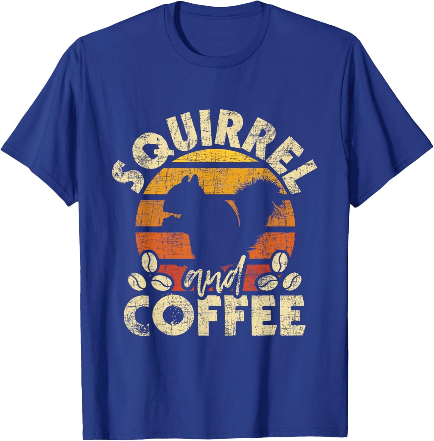 Squirrel And Coffee - Squirrel Lover Whisperer Animal Lover T-Shirt - T-Shirt | Royal
