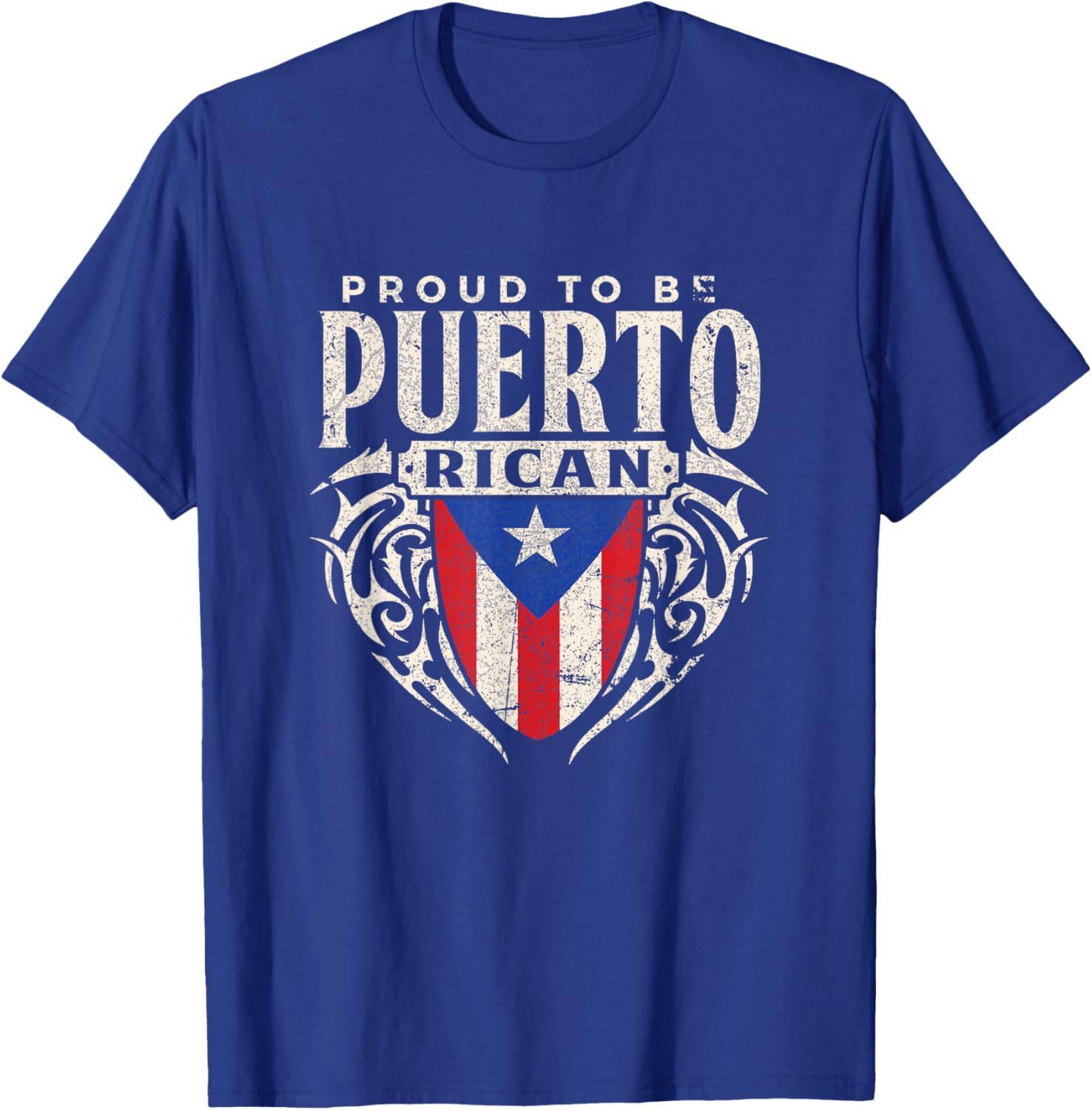 Puerto Rico Flag Proud To Be Puerto Rican Souvenir Men T-Shirt - T-Shirt | Royal