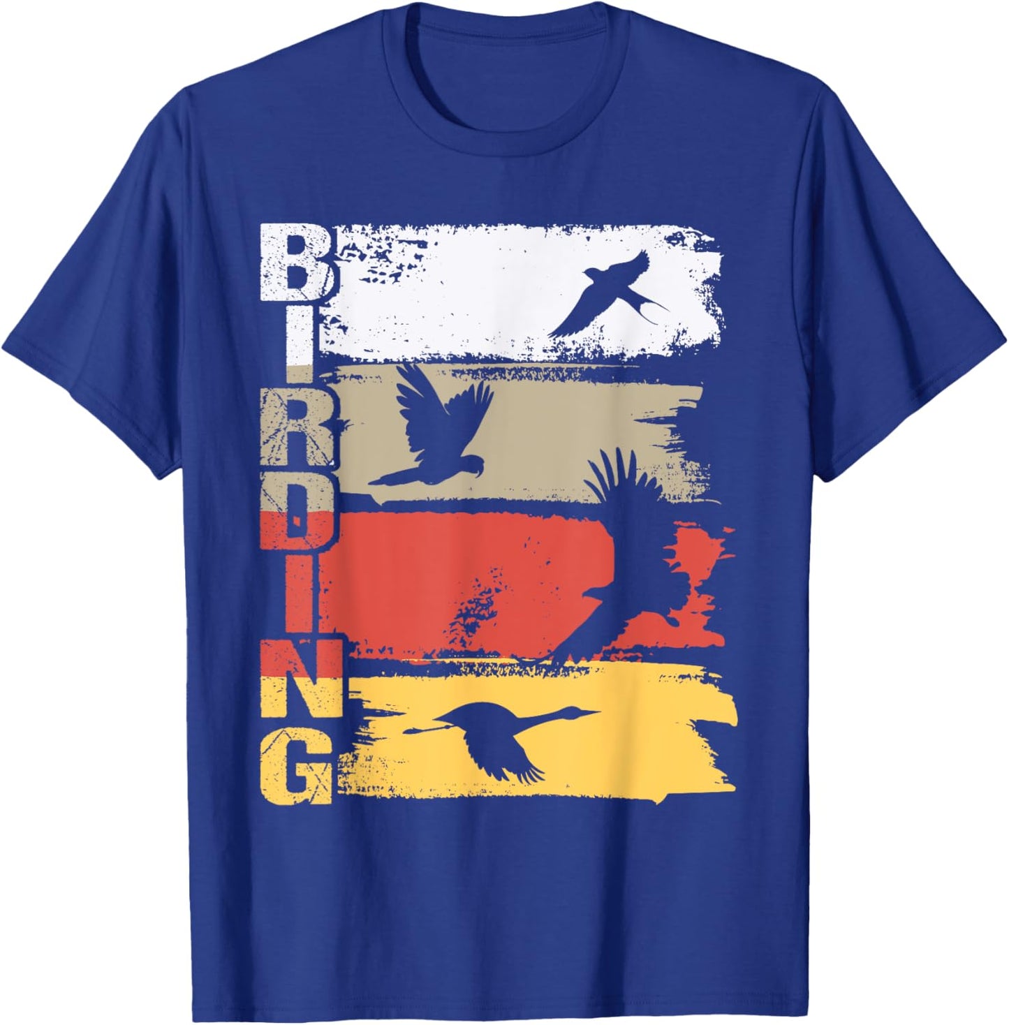 Birding - Bird Watching Birder Bird Watcher Bird Lover T-Shirt - T-Shirt | Royal