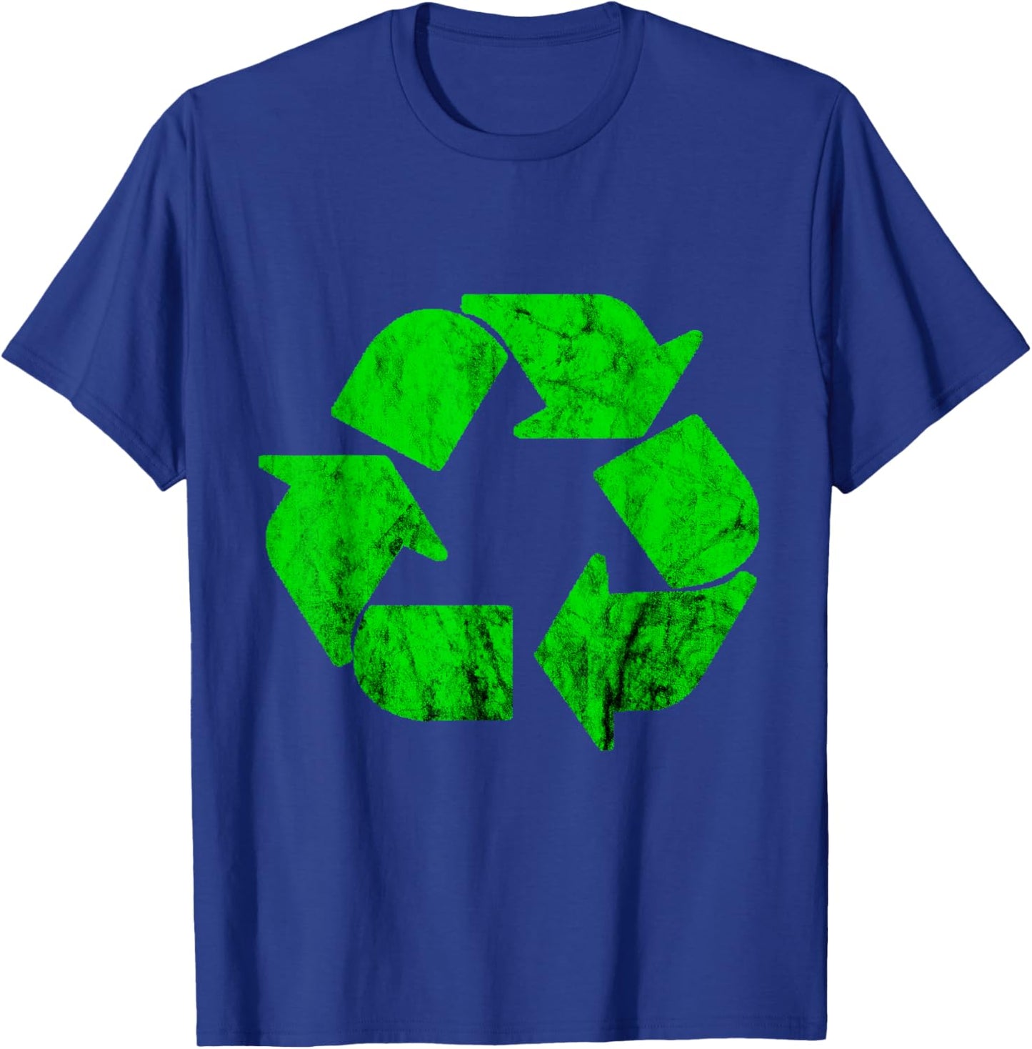 Recycle Logo Earth Day Recycling Garbage Rubbish Trash T-Shirt - T-Shirt | Royal