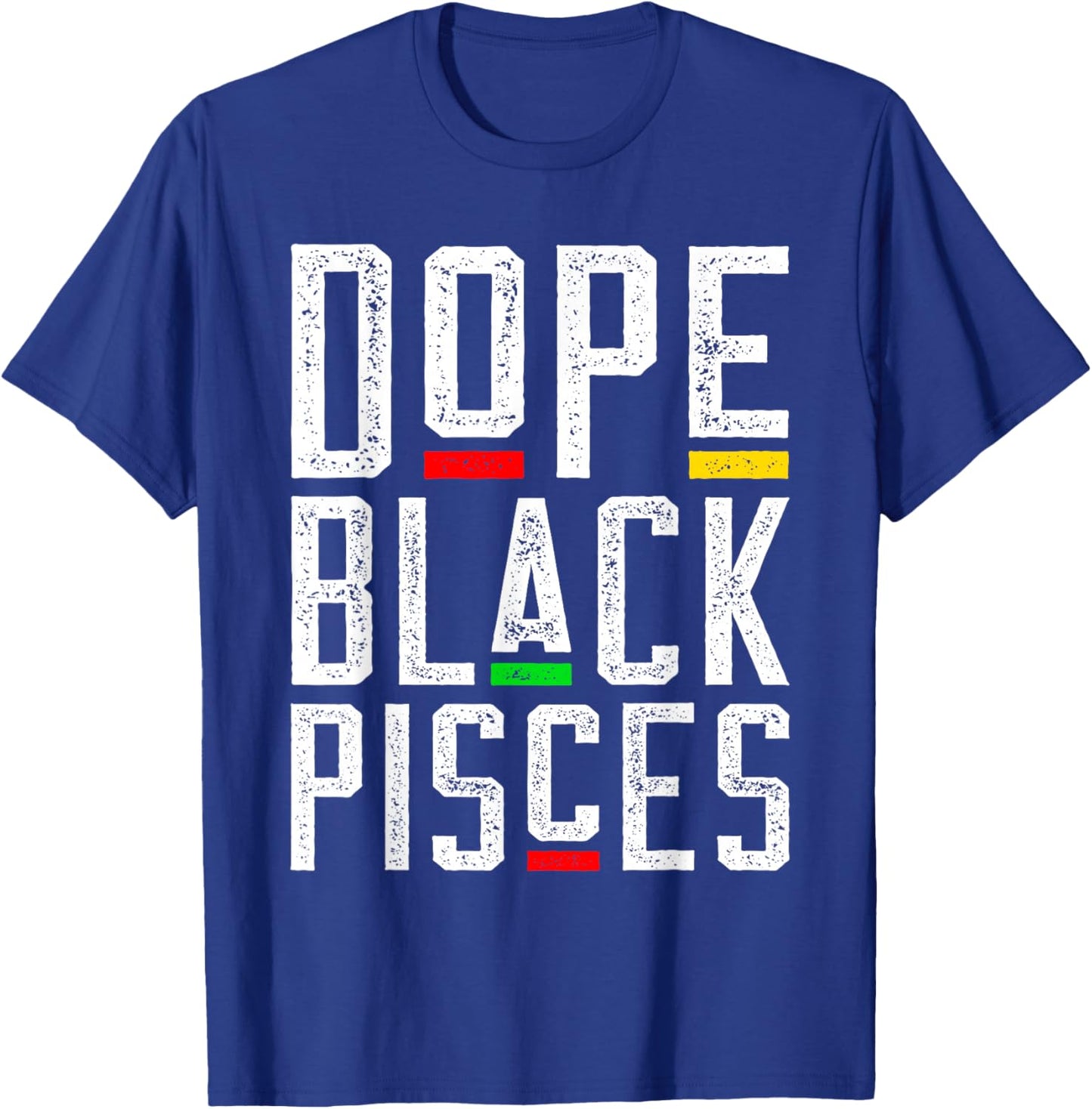 Dope Black Pisces Zodiac Sign Astrology T-Shirt - T-Shirt | Royal