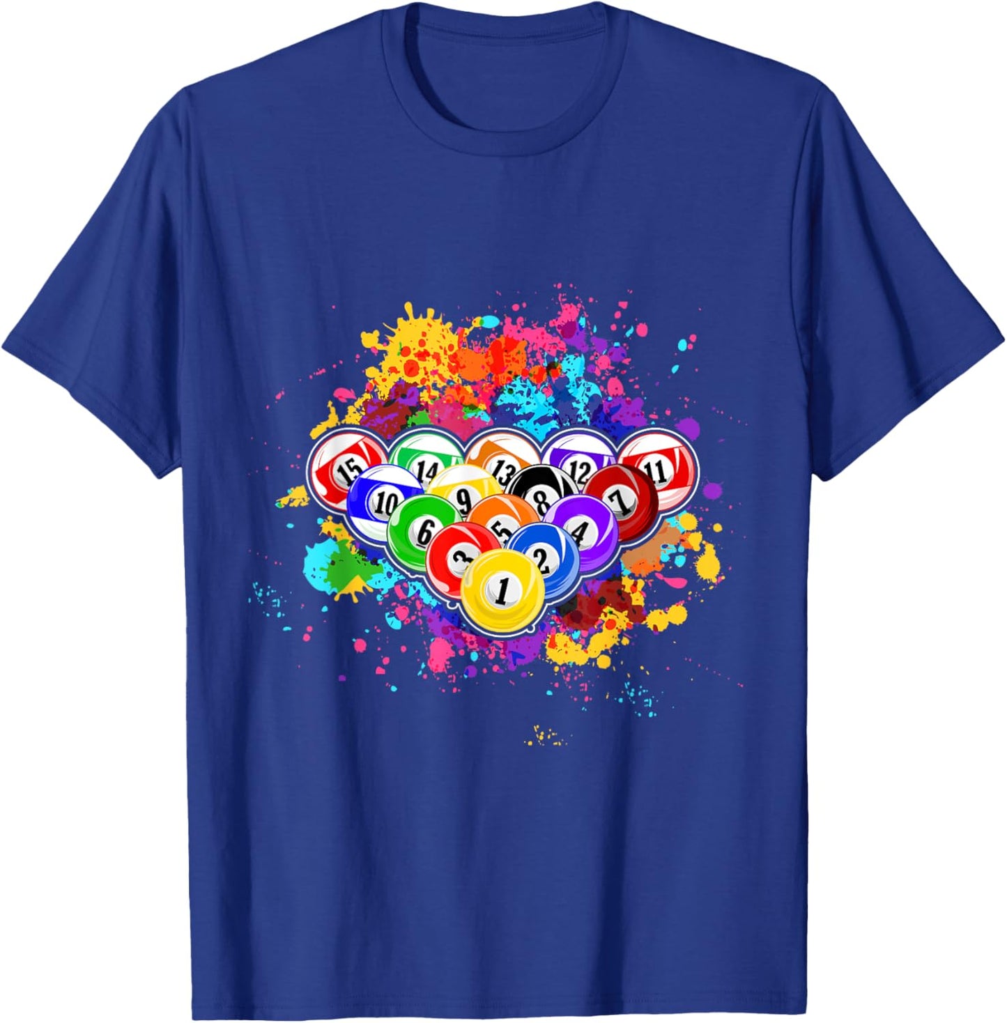Carambolage Billiard Table T-Shirt - T-Shirt | Royal