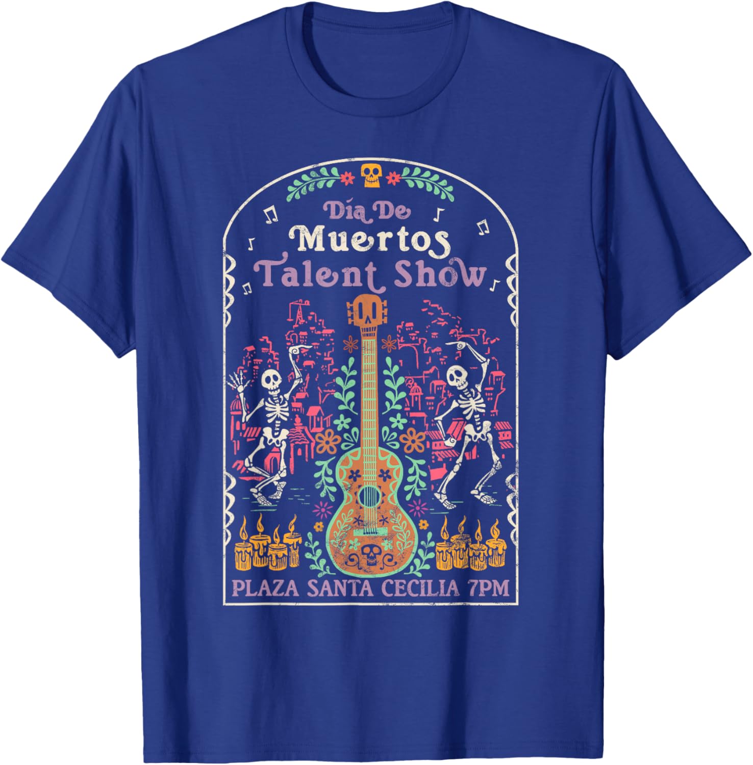 Disney Pixar Coco Talent Show Flyer T-Shirt - T-Shirt | Royal