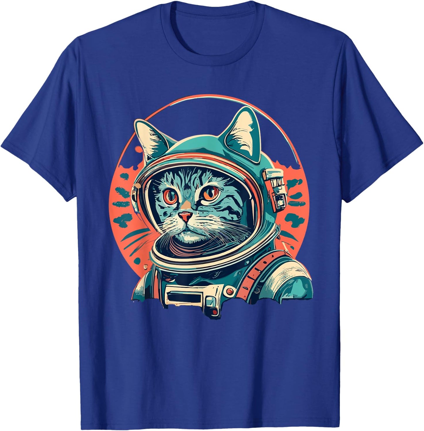 Space Kitty | Galaxy Cat | Catstronaut | Cat Astronaut Women Girls Kids T-Shirt - T-Shirt | Royal