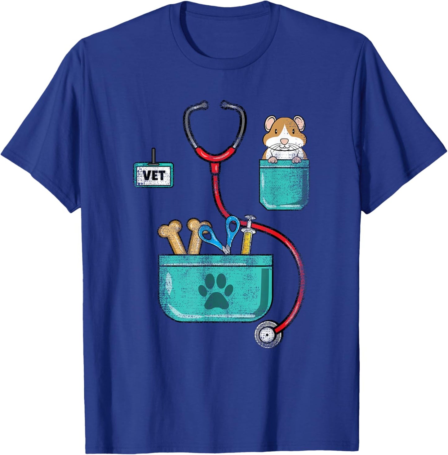 Veterinarian Costume Halloween T-Shirt - T-Shirt | Royal
