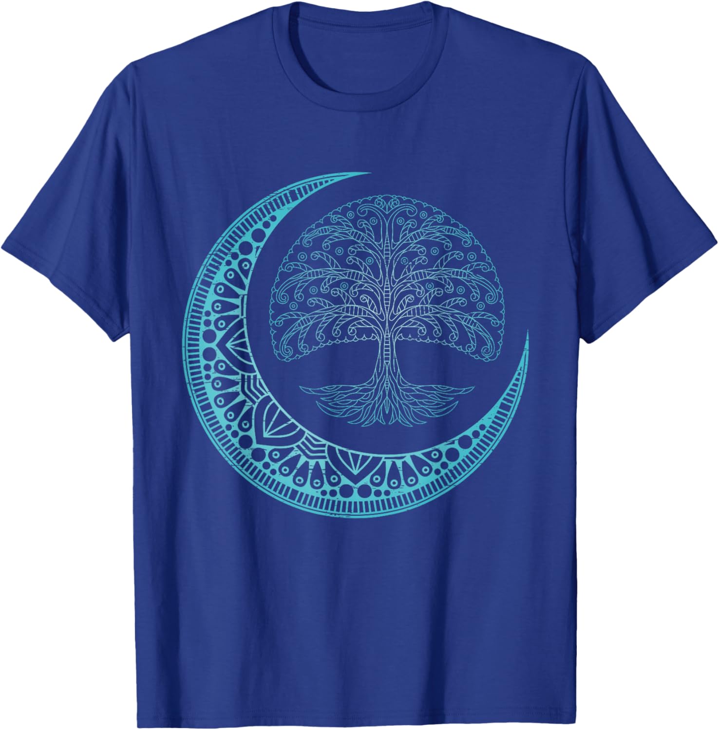 Mandala Tree Life Tattoo Mandala T-Shirt - T-Shirt | Royal