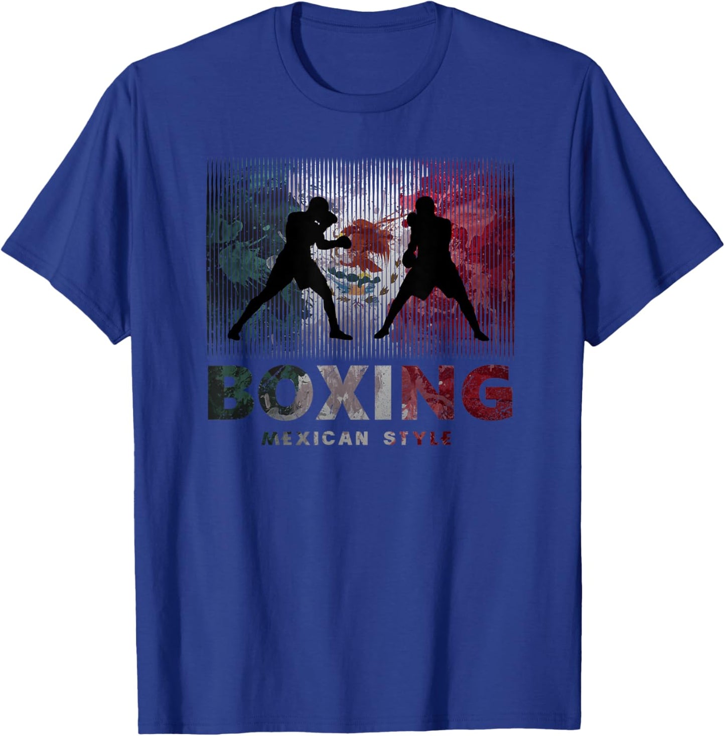 Mexican Vintage Style Boxing Great for a Boxer T-Shirt - T-Shirt | Royal