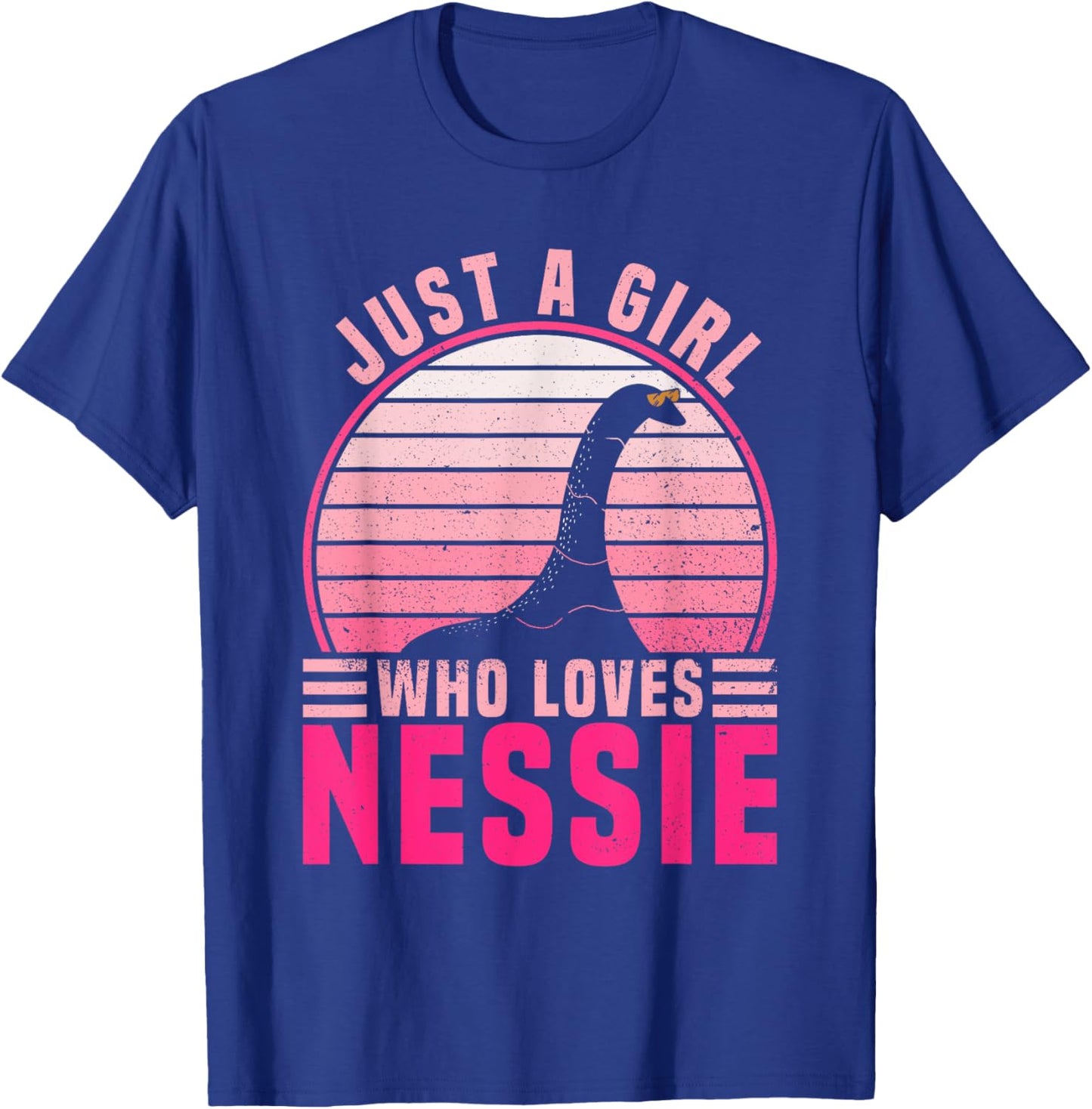 Just A Girl Who Loves Nessie - Loch Ness Monster T-Shirt - T-Shirt | Royal