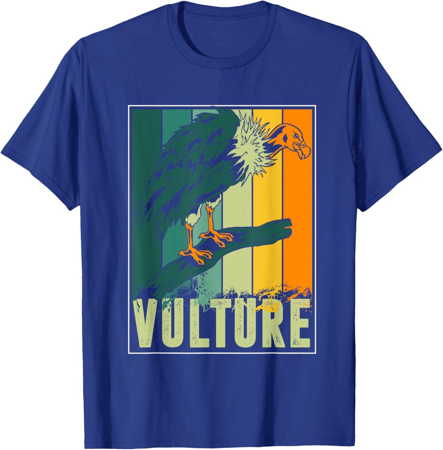 Carrion Vulture Scavenger Bird Retro Animal Vulture T-Shirt - T-Shirt | Royal