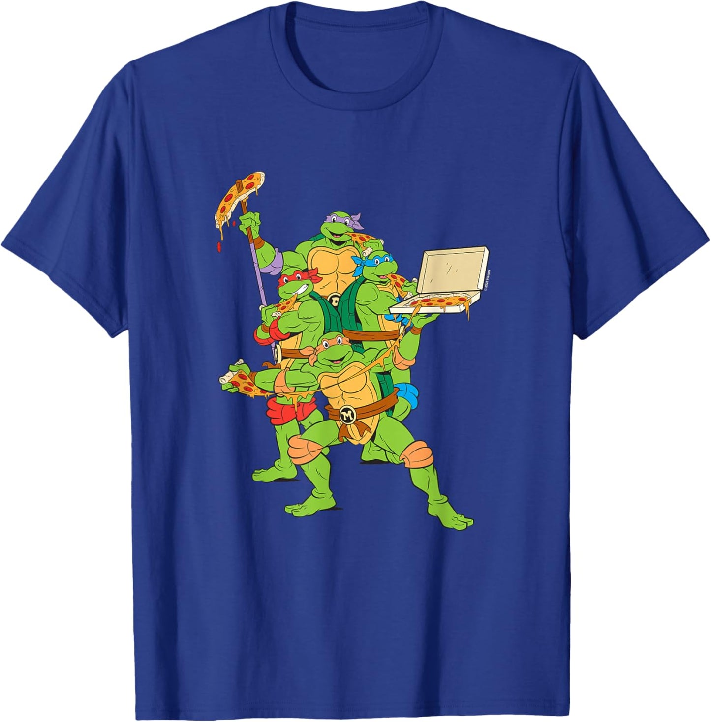 Teenage Mutant Ninja Turtles Pizza Party T-Shirt - T-Shirt | Royal