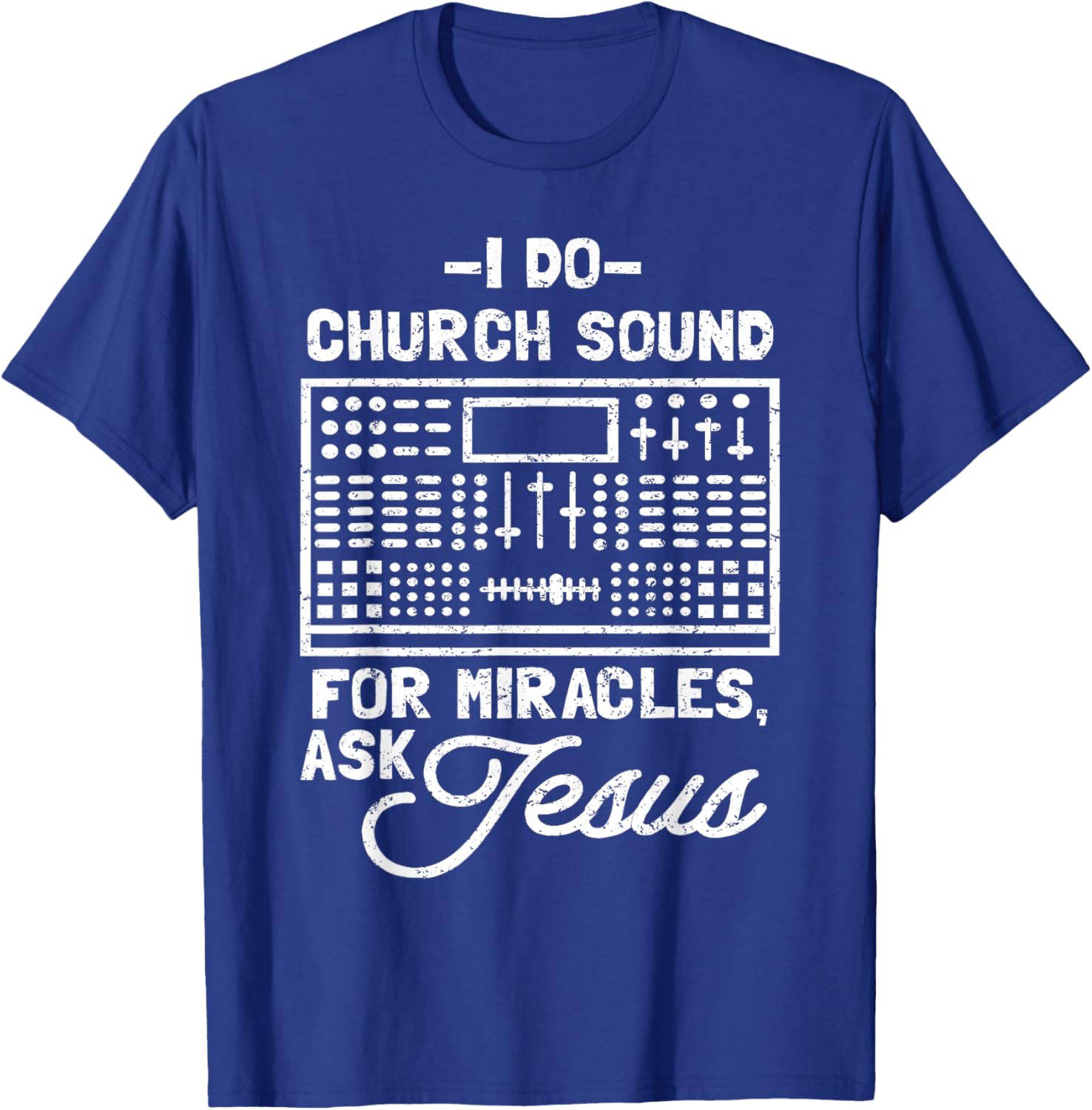 Church Sound Guy T-Shirt - T-Shirt | Royal