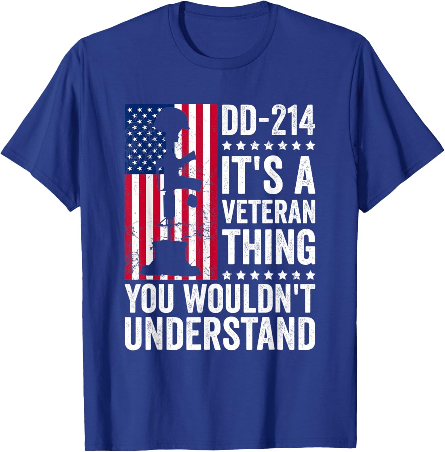 DD-214 It's A Veteran Thing You Wouldn't Understand T-Shirt - T-Shirt | Royal