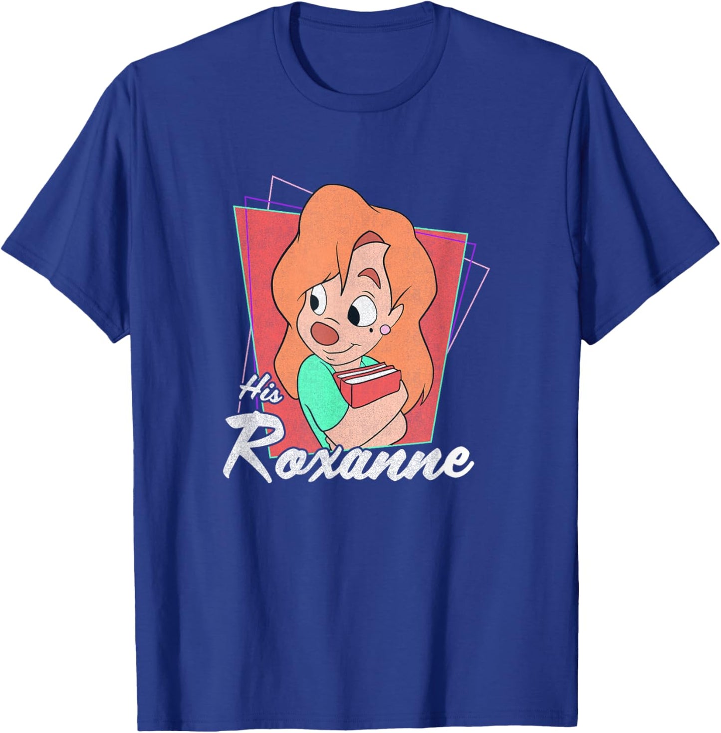 Disney A Goofy Movie Vintage Valentine His Roxanne Poster T-Shirt - T-Shirt | Royal