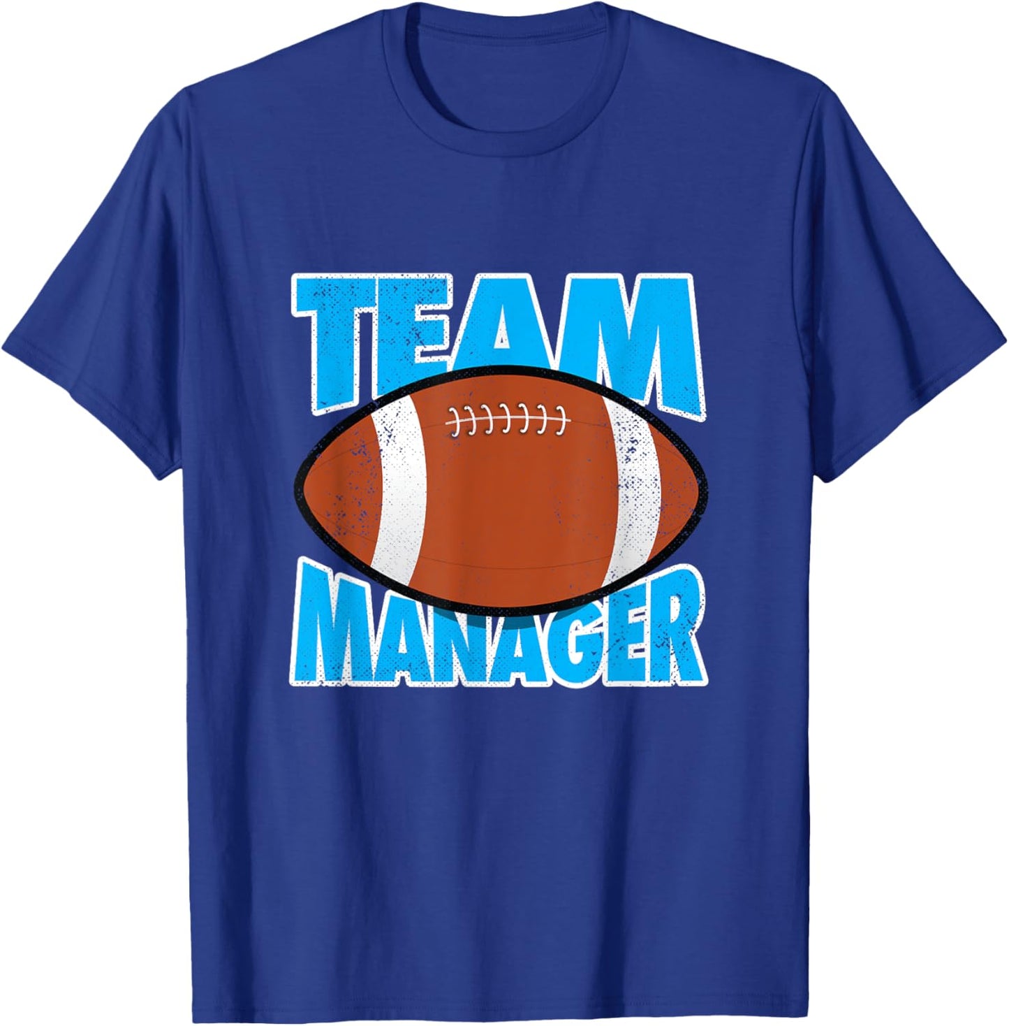Football Team Manager Graphic T-Shirt - T-Shirt | Royal