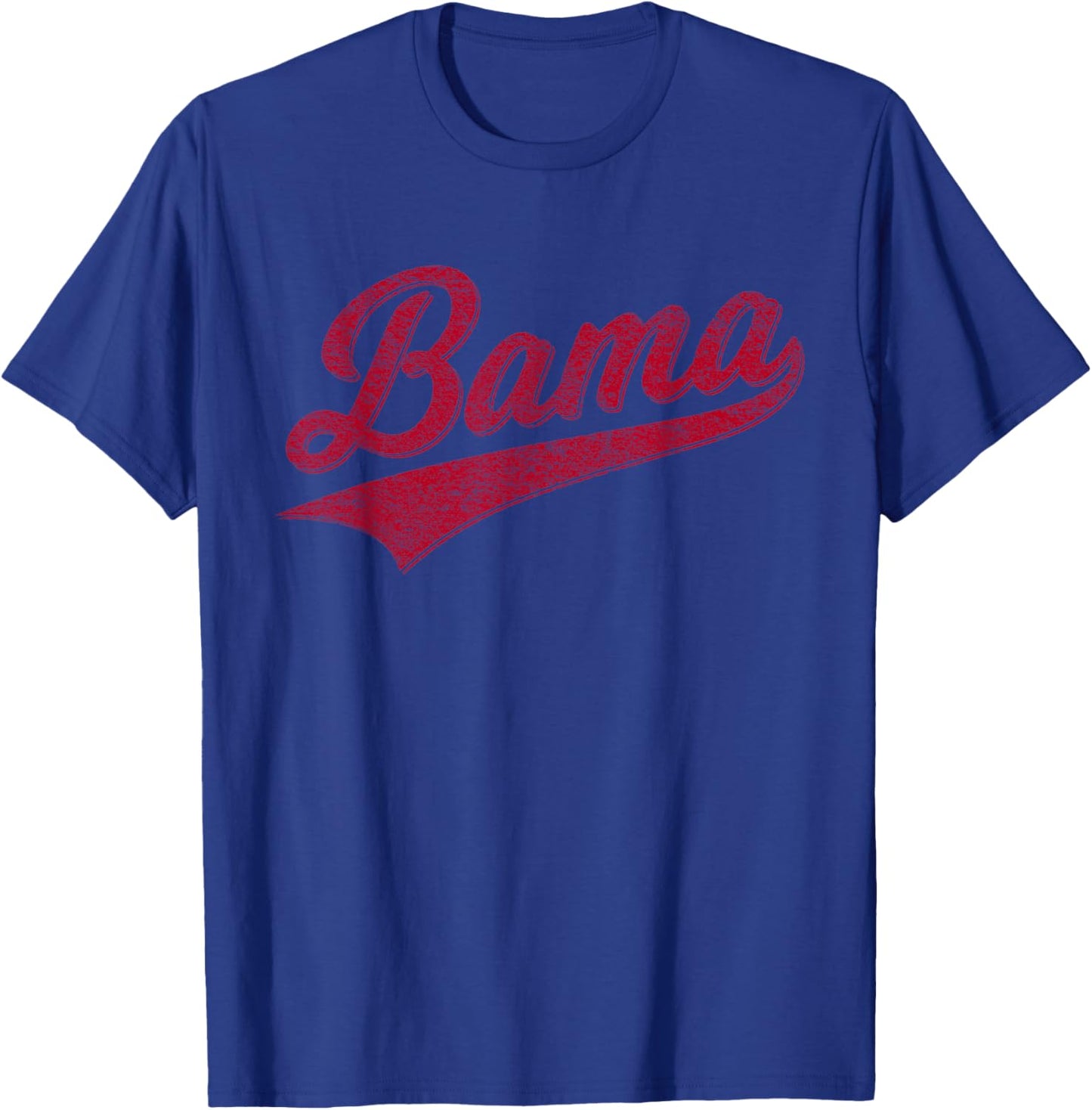 Bama Alabama Varsity Script Classics Sports Jersey Style T-Shirt - T-Shirt | Royal