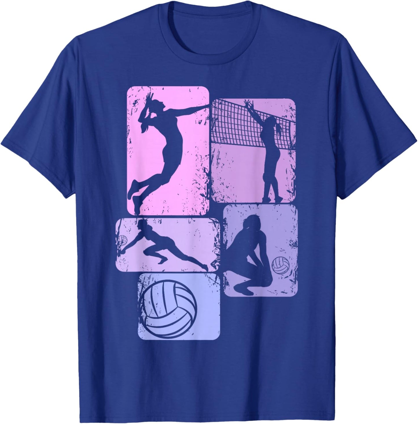 Volleyball Girls Volleyballer Women T-Shirt - T-Shirt | Royal