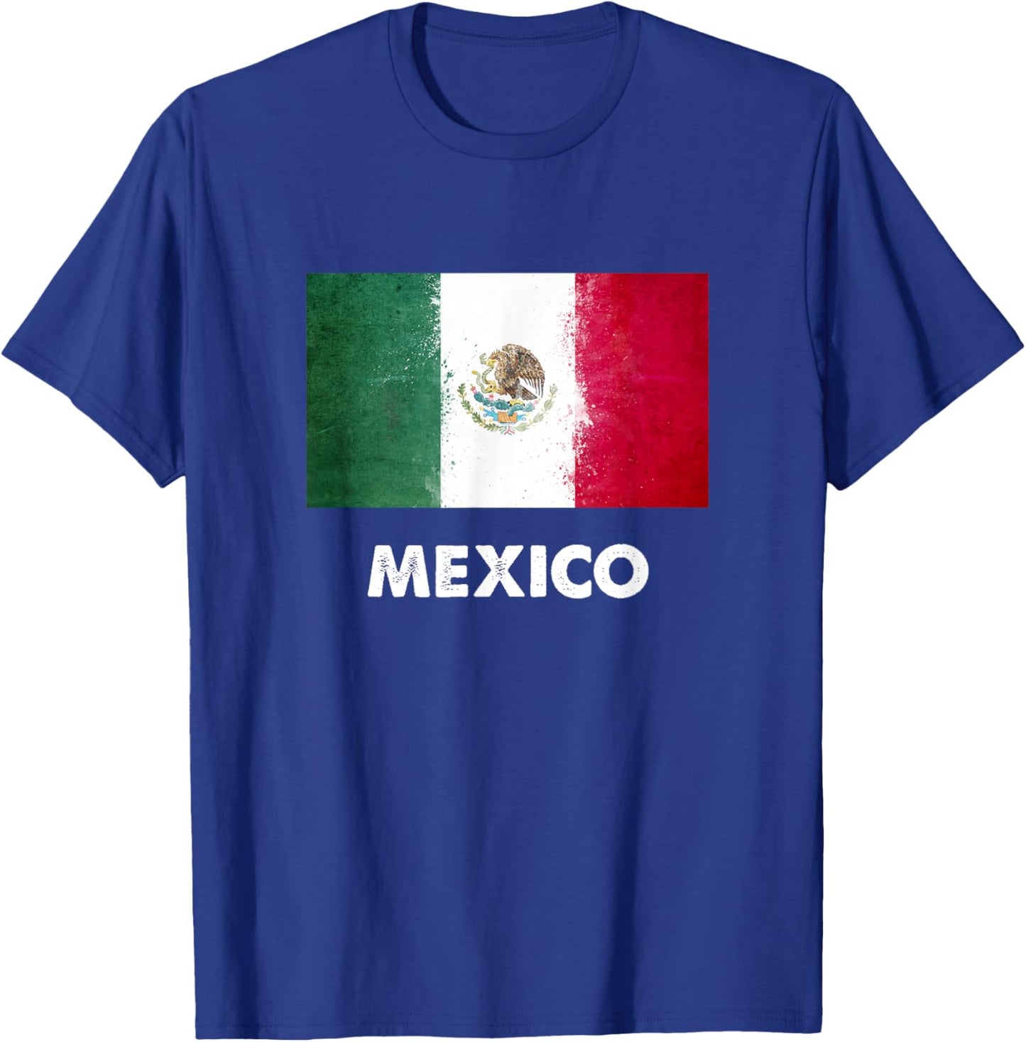 Mexico Flag | Mexico T-Shirt - T-Shirt | Royal