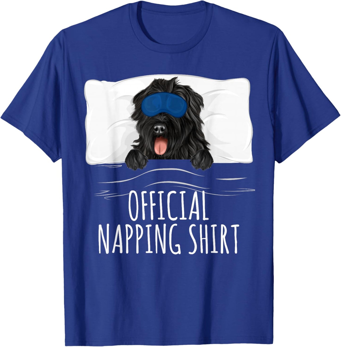 Sleeping Bouvier des Flandres Dog Official Napping T-Shirt - T-Shirt | Royal