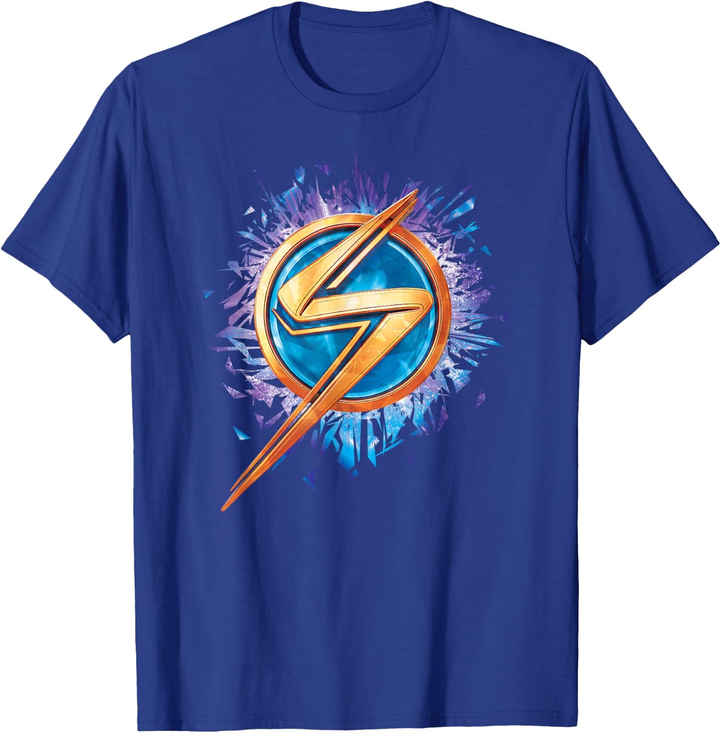 Marvel Ms. Marvel Lightning Bolt Icon T-Shirt - T-Shirt | Royal