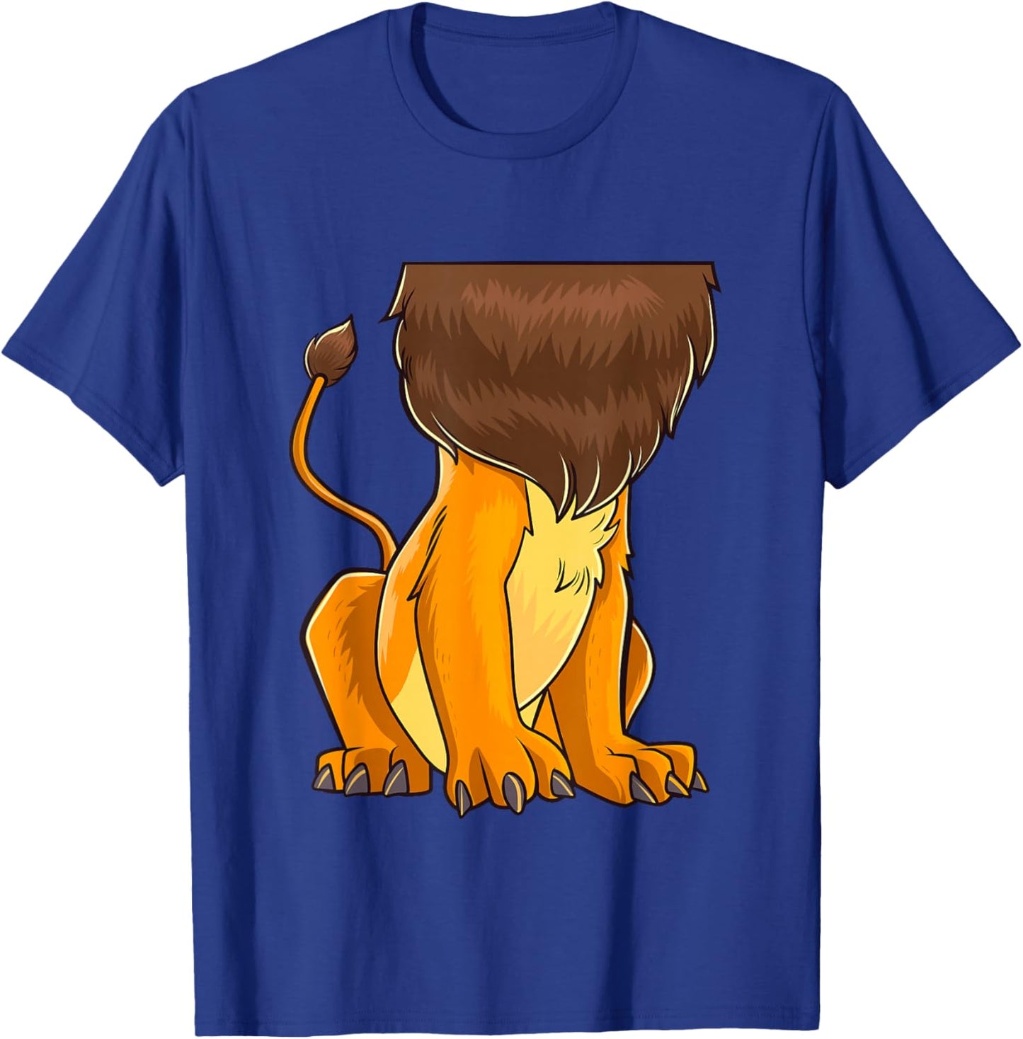 Lion Body Costume Mane Cute Headless Funny Lions Halloween T-Shirt - T-Shirt | Royal