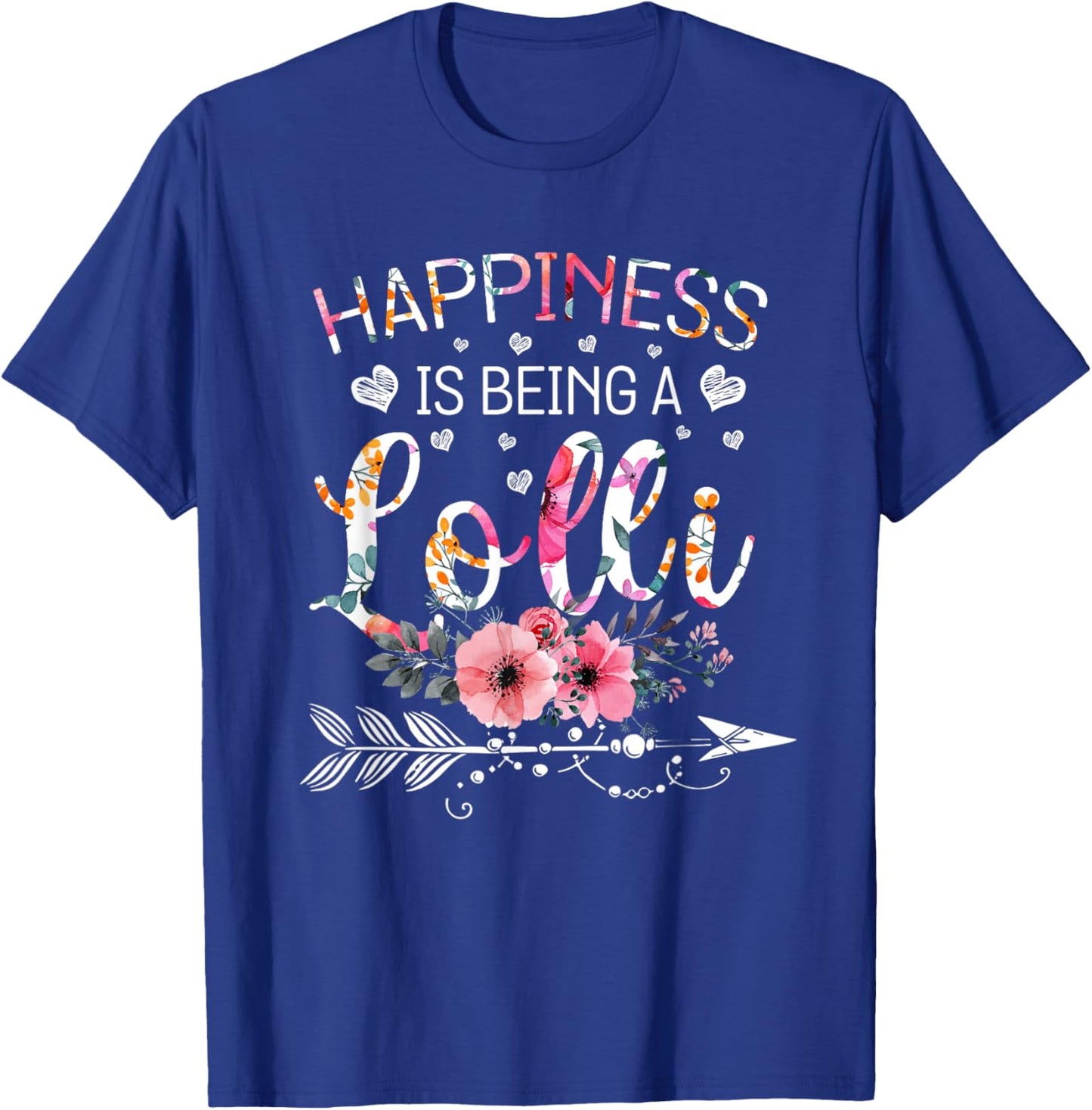 Happiness is being a Lolli Announcement Mothers Day T-Shirt - T-Shirt | Royal