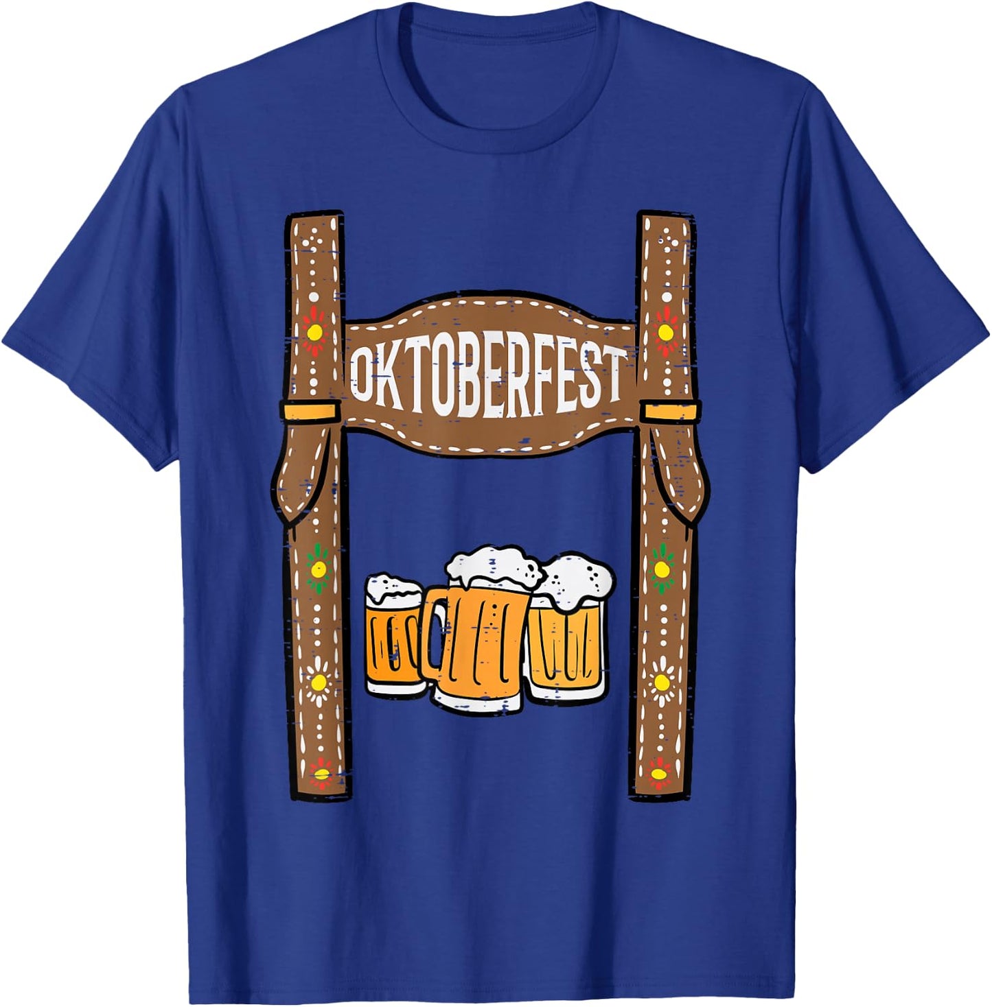 Oktoberfest Lederhosen Costume German Bavarian Festival Men T-Shirt - T-Shirt | Royal