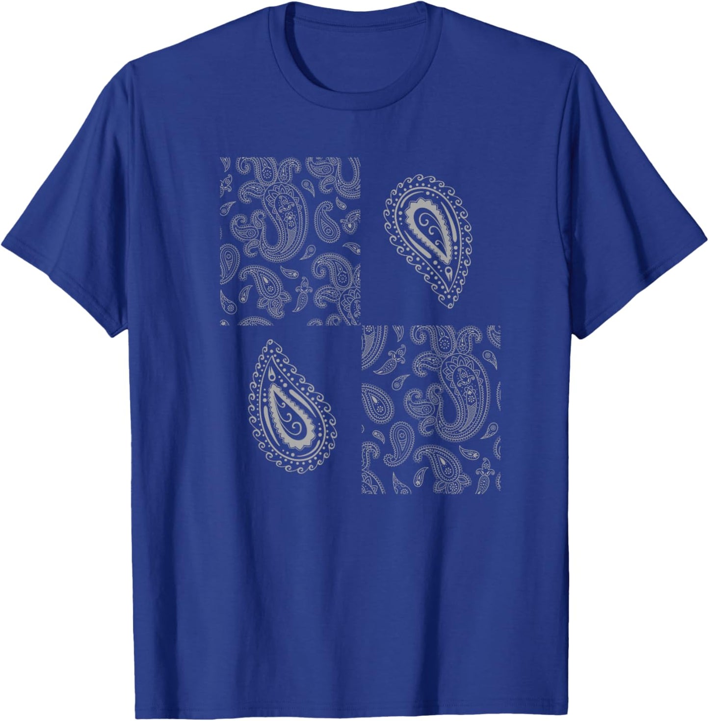 Paisley, Bandana Style T-Shirt - T-Shirt | Royal