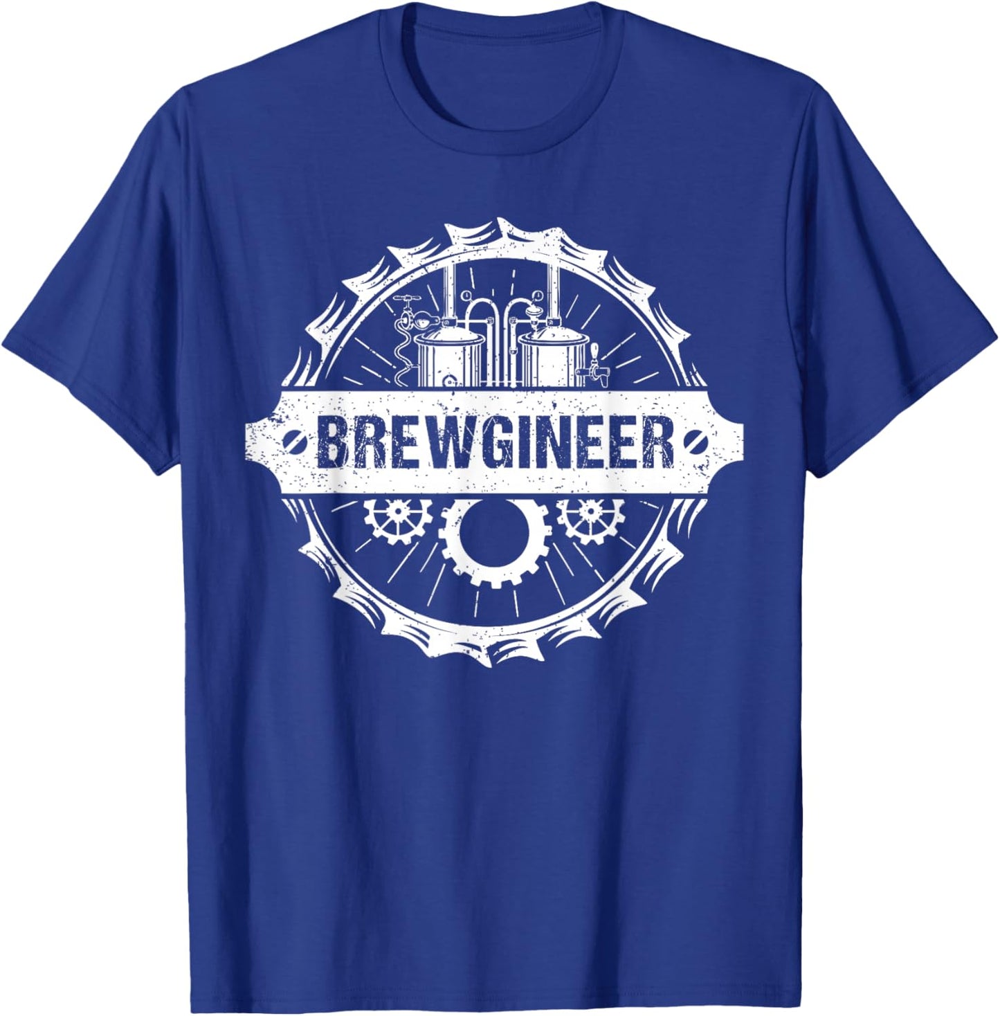 Brewgineer Beer Brewer Beergineer Homebrew T-Shirt - T-Shirt | Royal