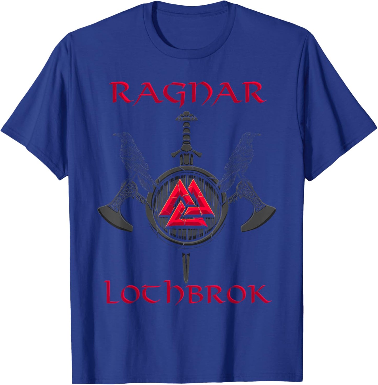 Ragnar Lothbrok - Ragnar Lodbrok - Viking Warrior T-Shirt - T-Shirt | Royal