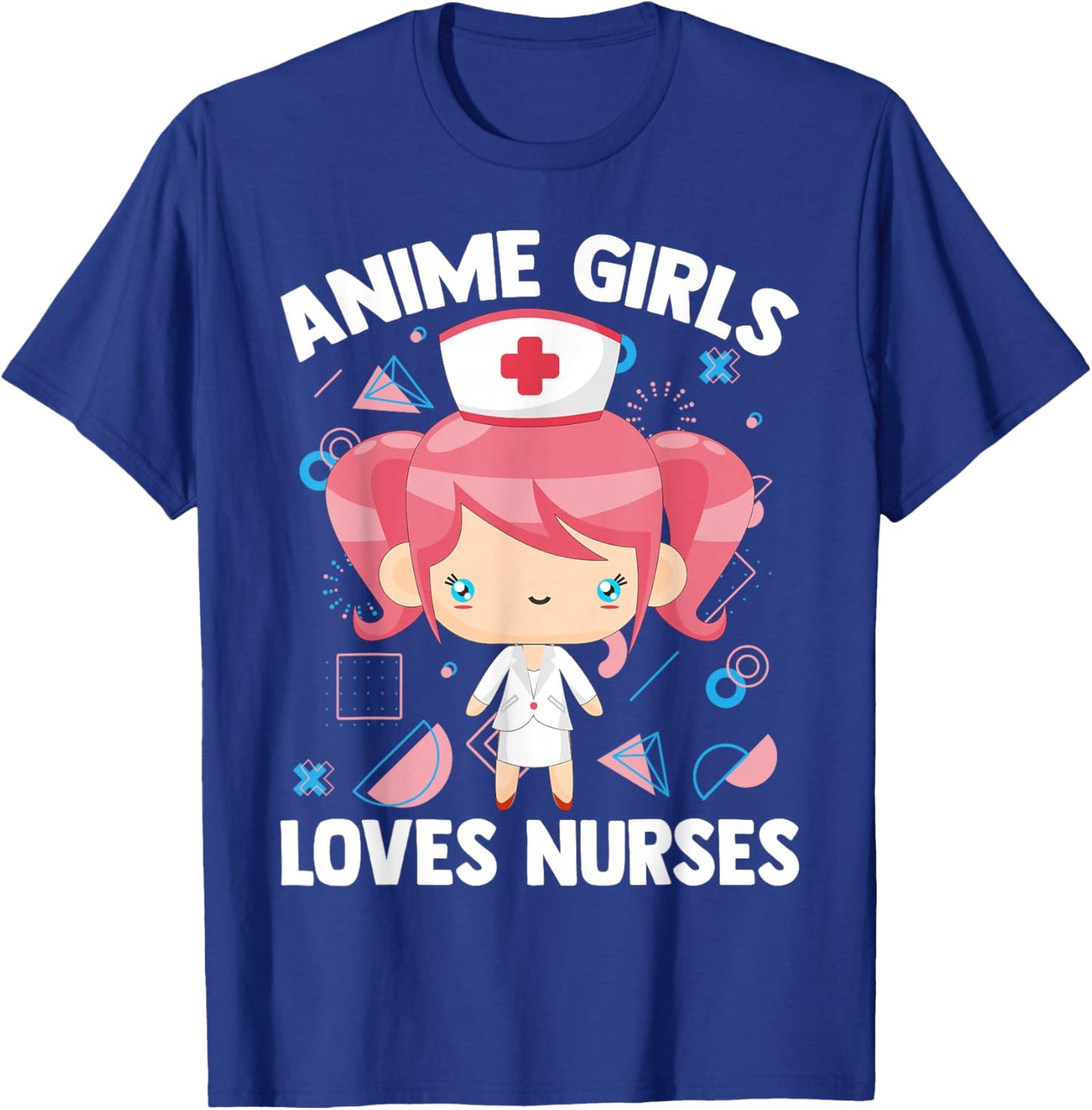 Kawaii Cute - Anime Nurse Girl - Otaku - Nursing - Manga T-Shirt - T-Shirt | Royal