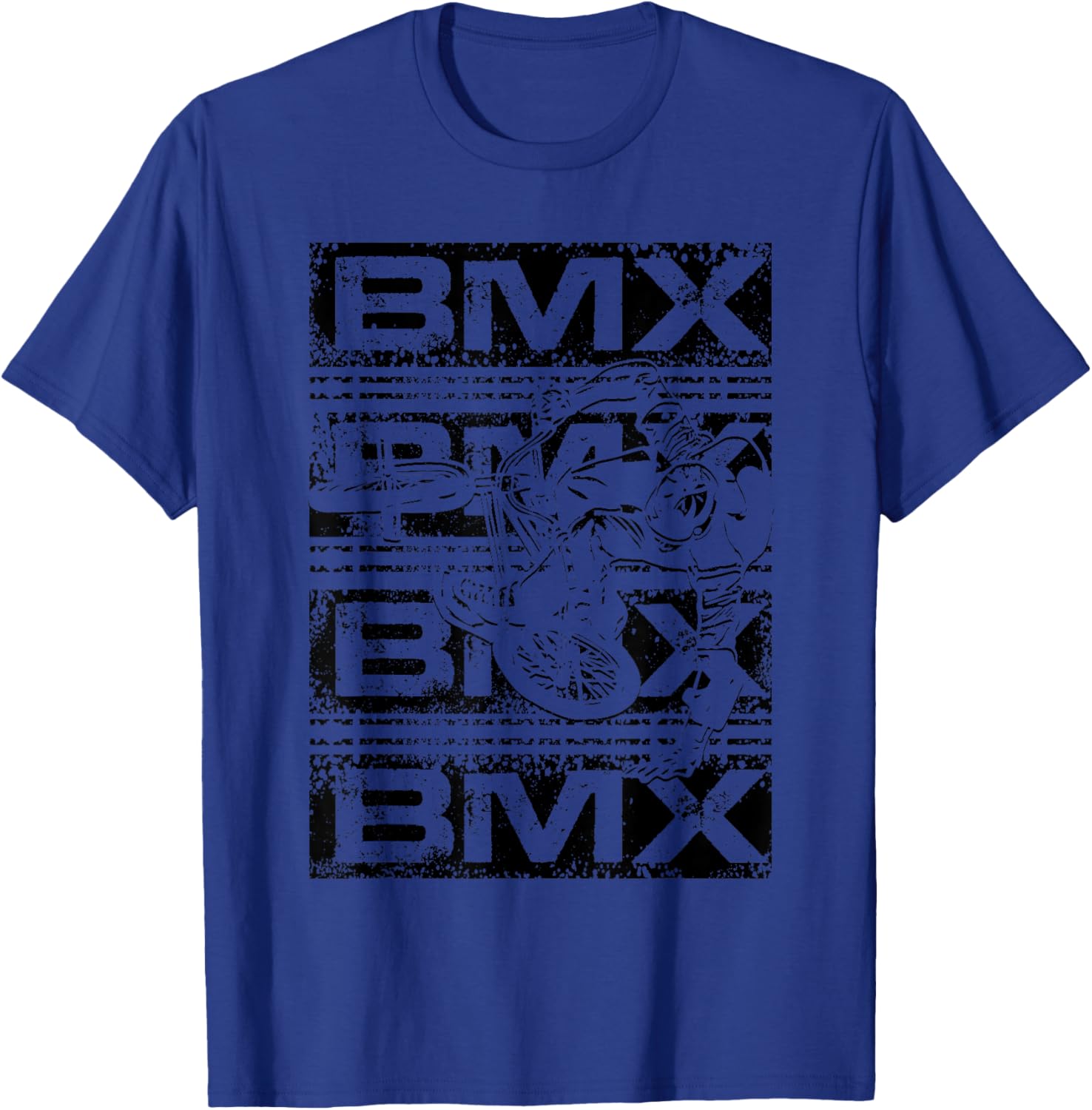 BMX Vintage Bike Fans Gift Boys Youth Bike BMX T-Shirt - T-Shirt | Royal