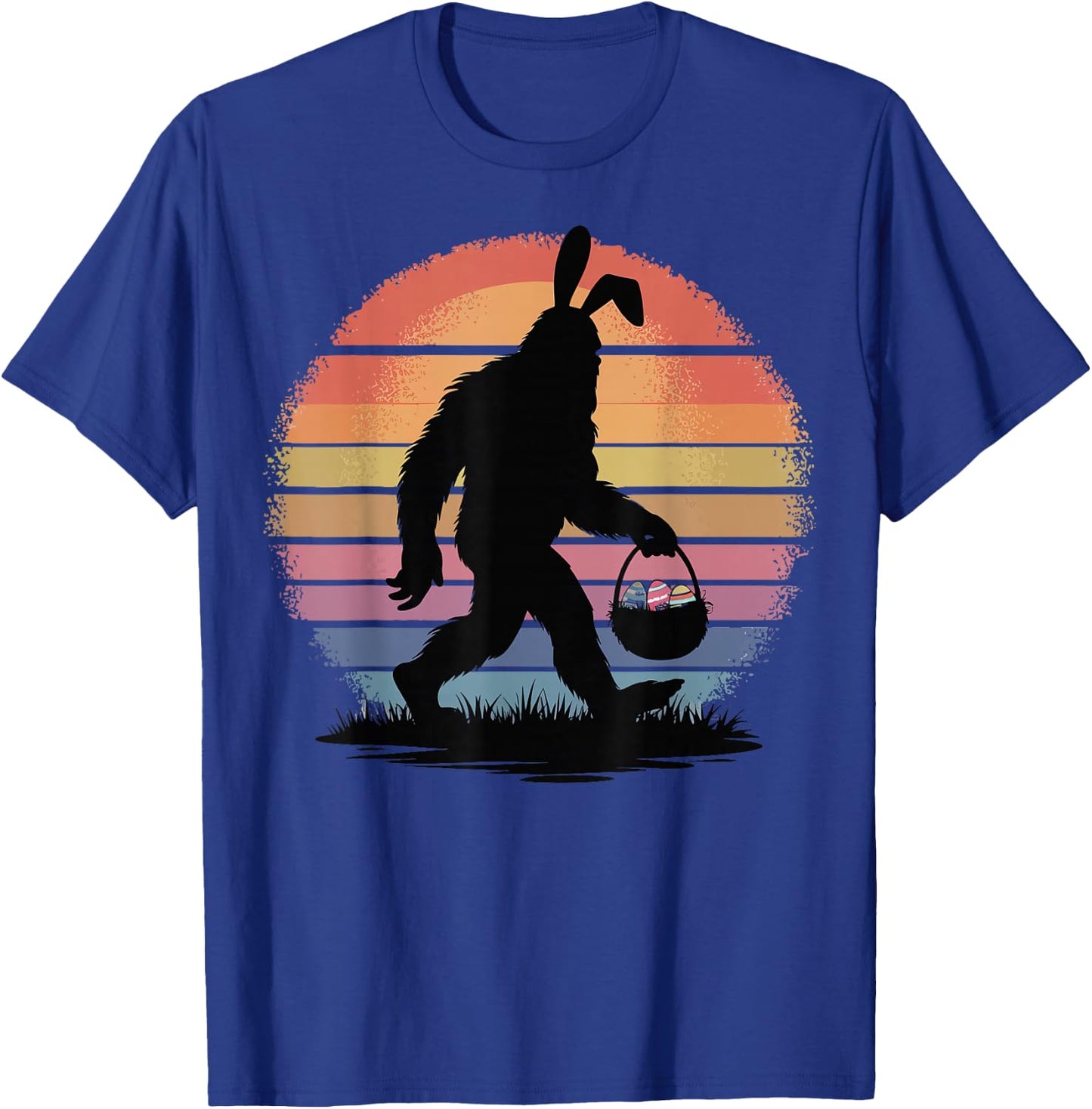 Easter Bigfoot T-Shirt - T-Shirt | Royal