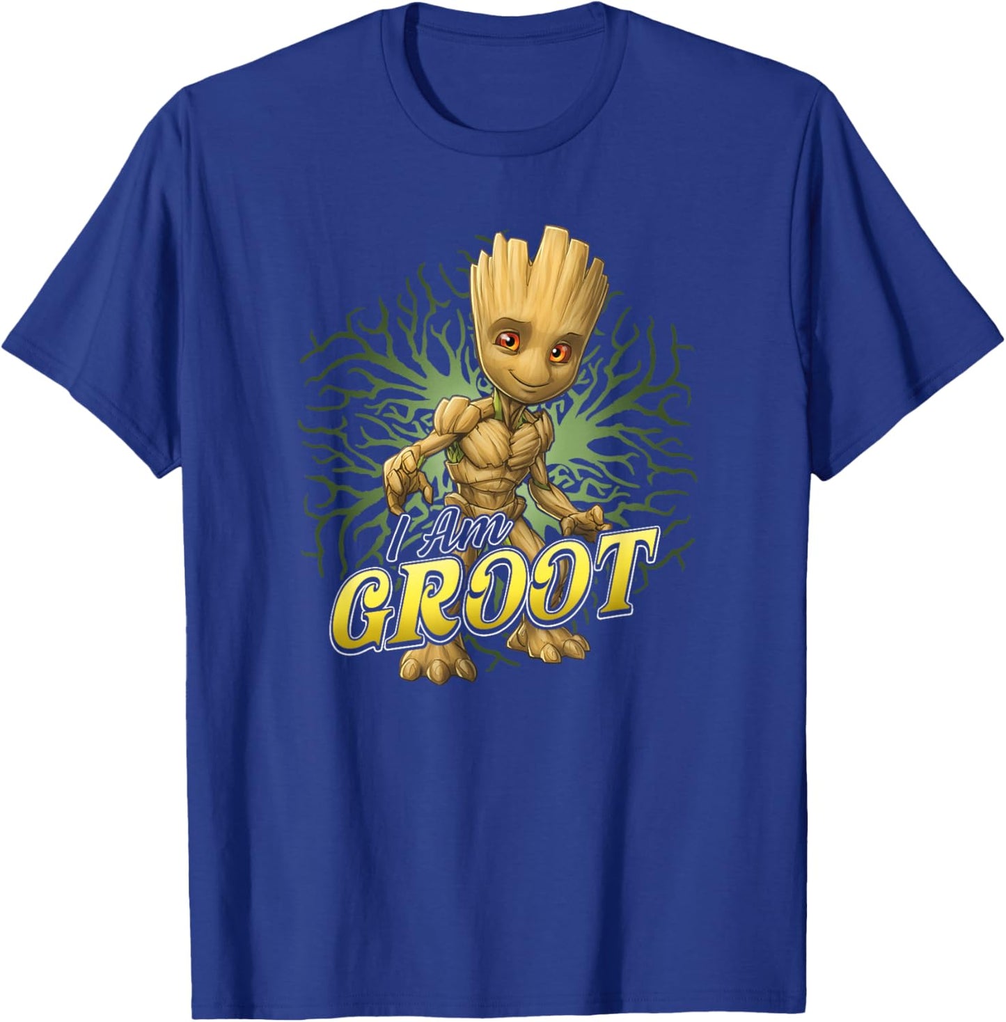 Marvel Guardians Of The Galaxy I Am Baby Groot Roots Poster T-Shirt - T-Shirt | Royal