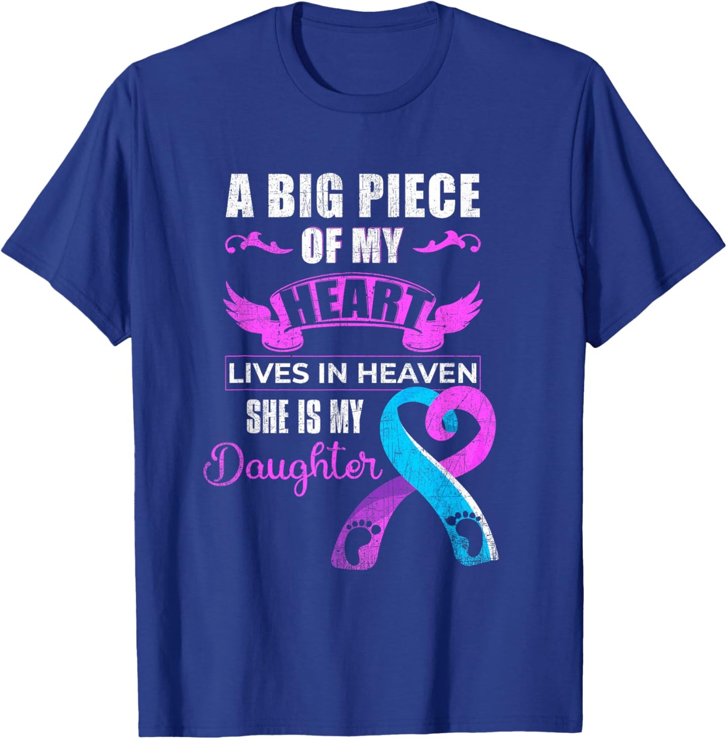 Baby Loss Awareness Week 2024 - Infant Loss Awareness Month T-Shirt - T-Shirt | Royal
