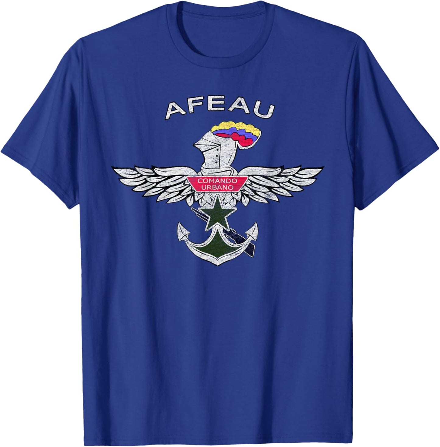 AFEAU Colombian Special Force Colombia Veteran T-Shirt - T-Shirt | Royal