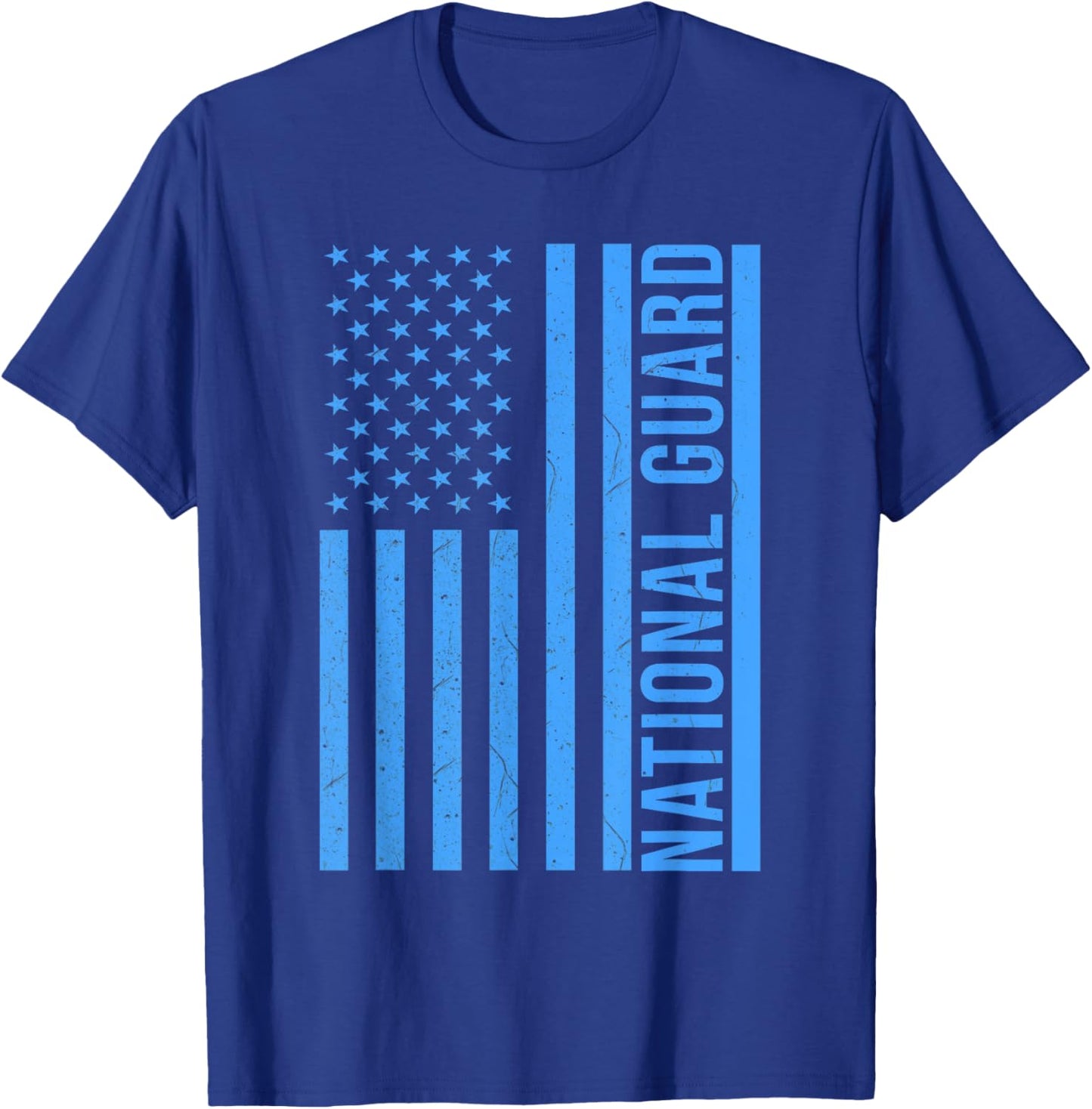 National Guard Patriotic Flag T-Shirt - T-Shirt | Royal