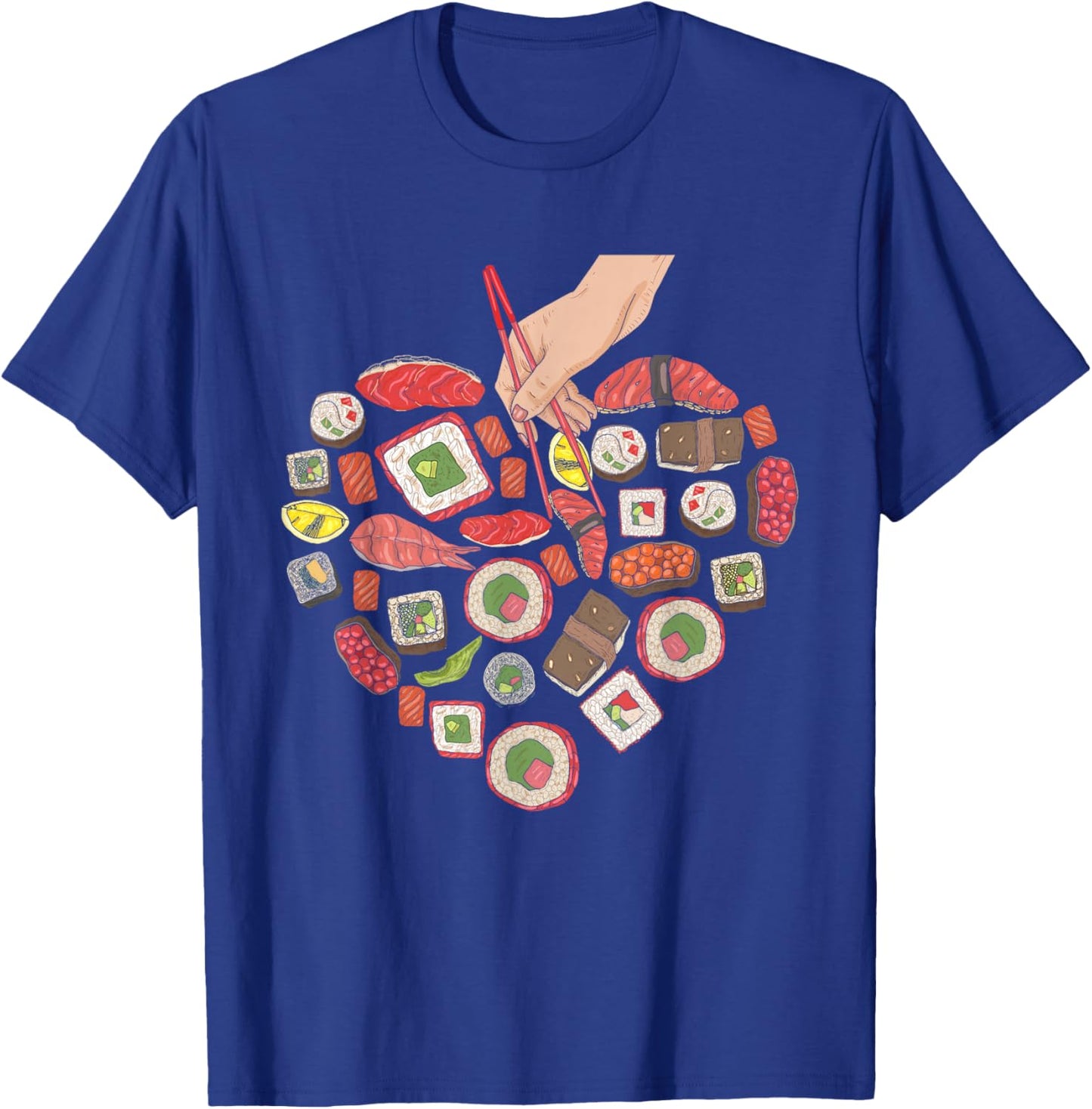 Sushi Heart - Japan Japanese Cuisine Chef Food Lover T-Shirt - T-Shirt | Royal