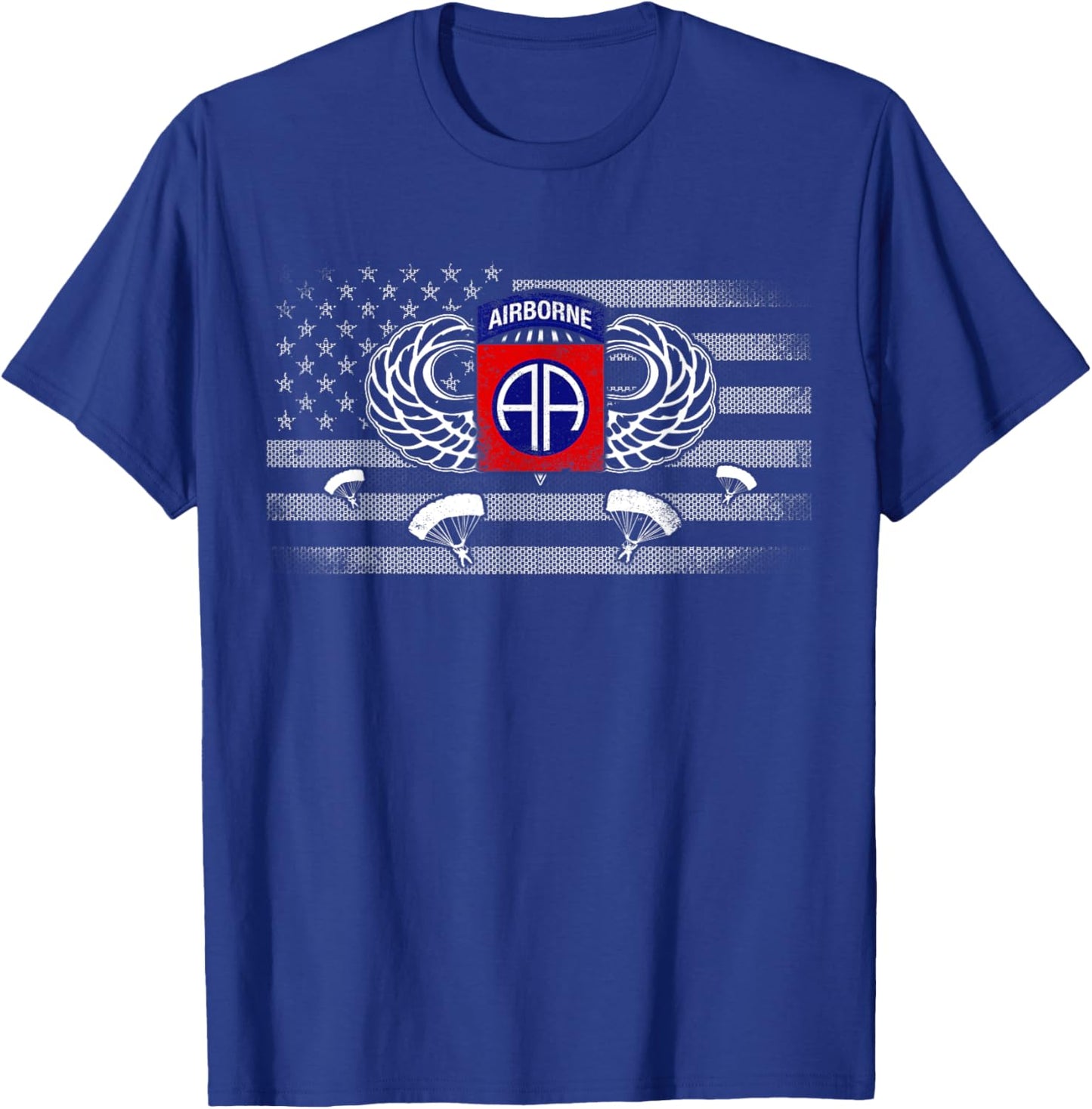 82nd Army Airborne Division Shirt Men Women Youth T-Shirt - T-Shirt | Royal