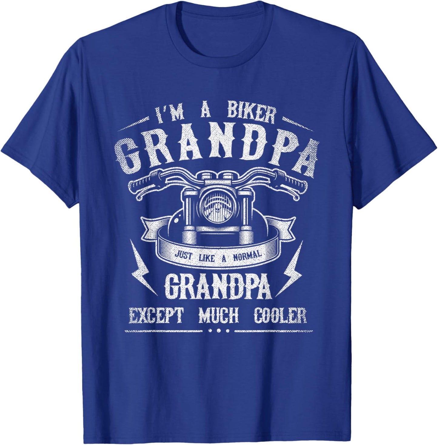 Ich bin ein Biker Grandpa Retirement Gift Motorcyclist T-Shirt - T-Shirt | Royal