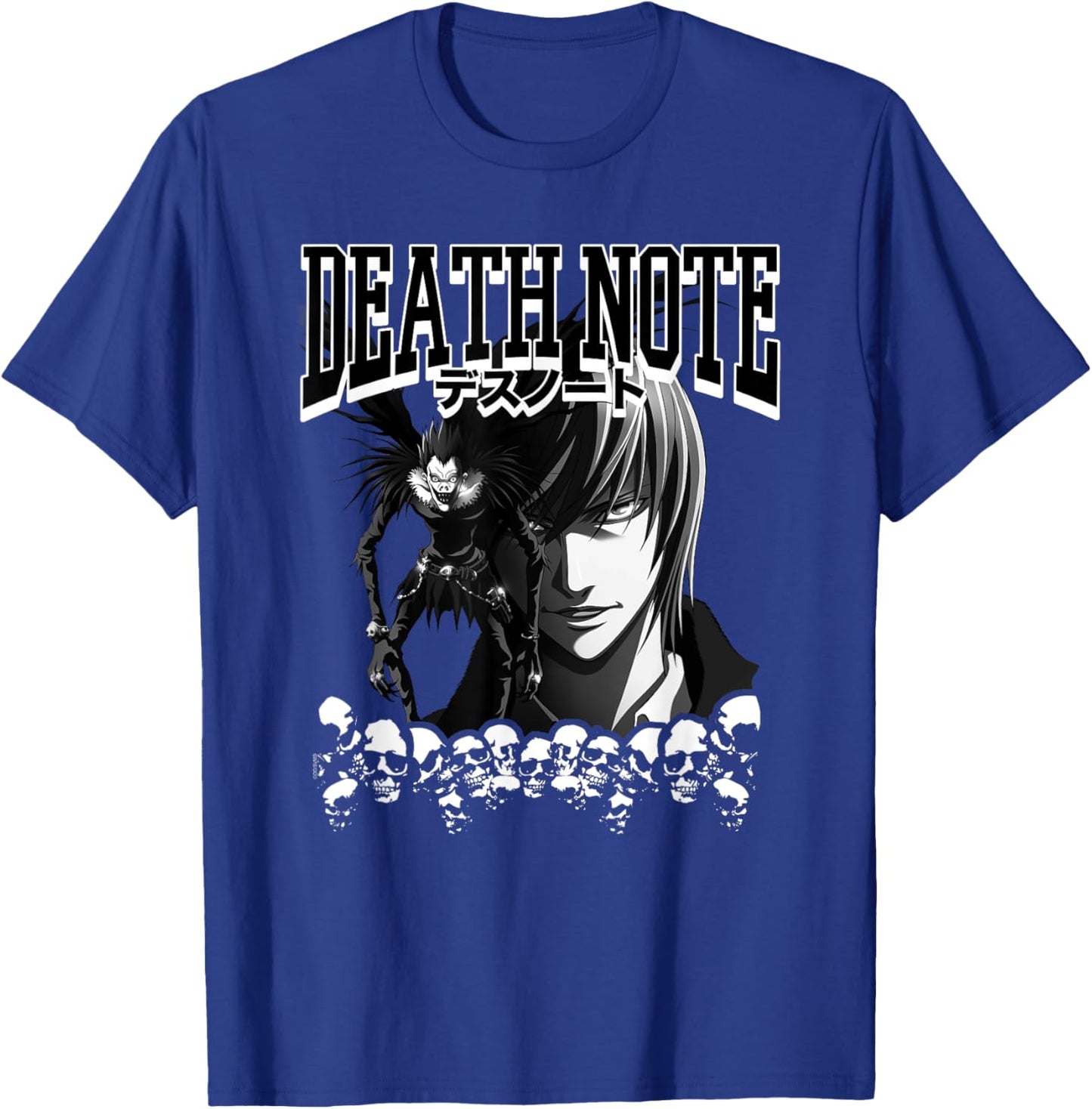 Death Note Athletic Logo Ryuk and Light Anime T-Shirt - T-Shirt | Royal