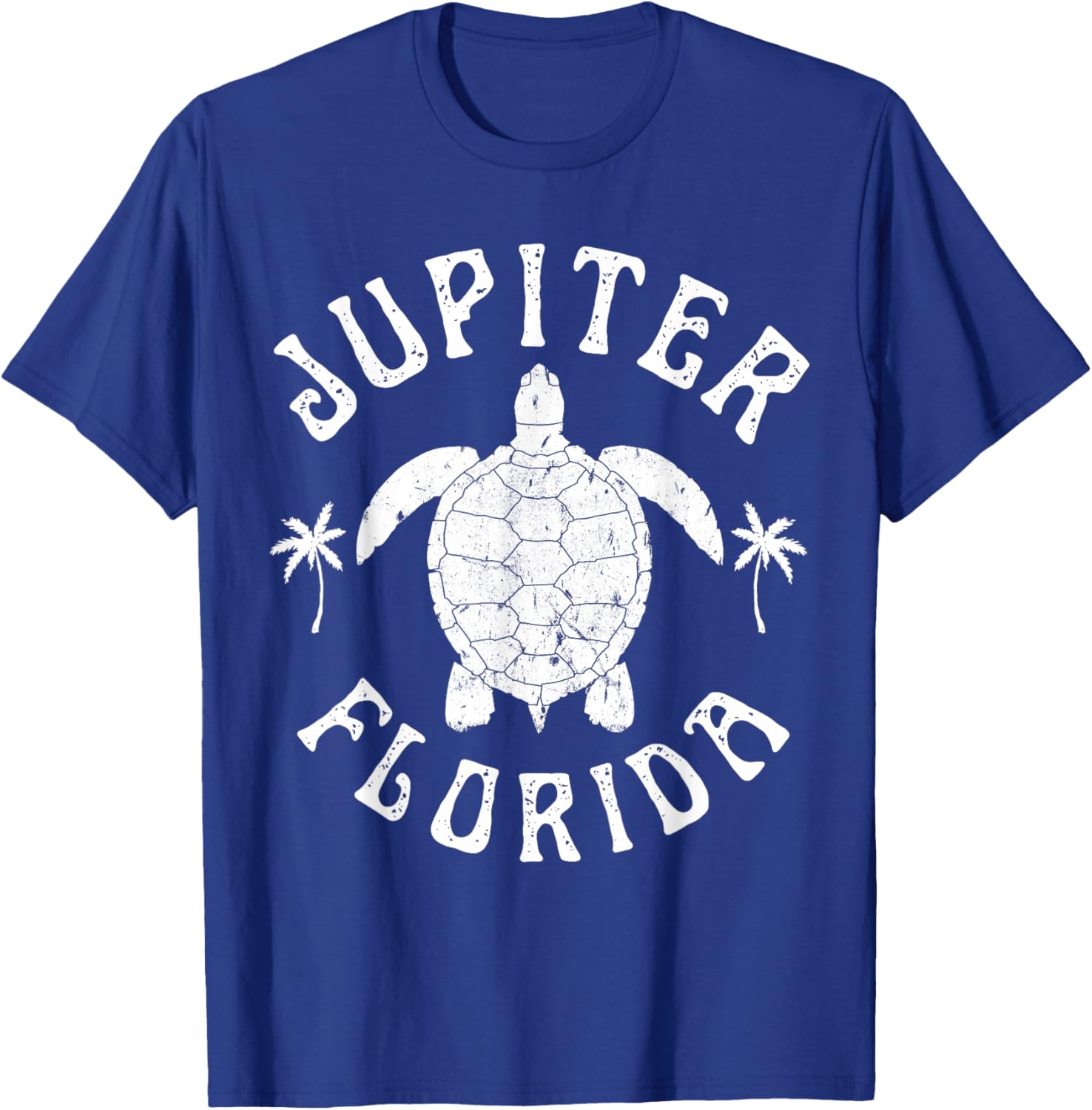 Jupiter Florida Beach Sea Turtle Summer Vacation Women Kids T-Shirt - T-Shirt | Royal